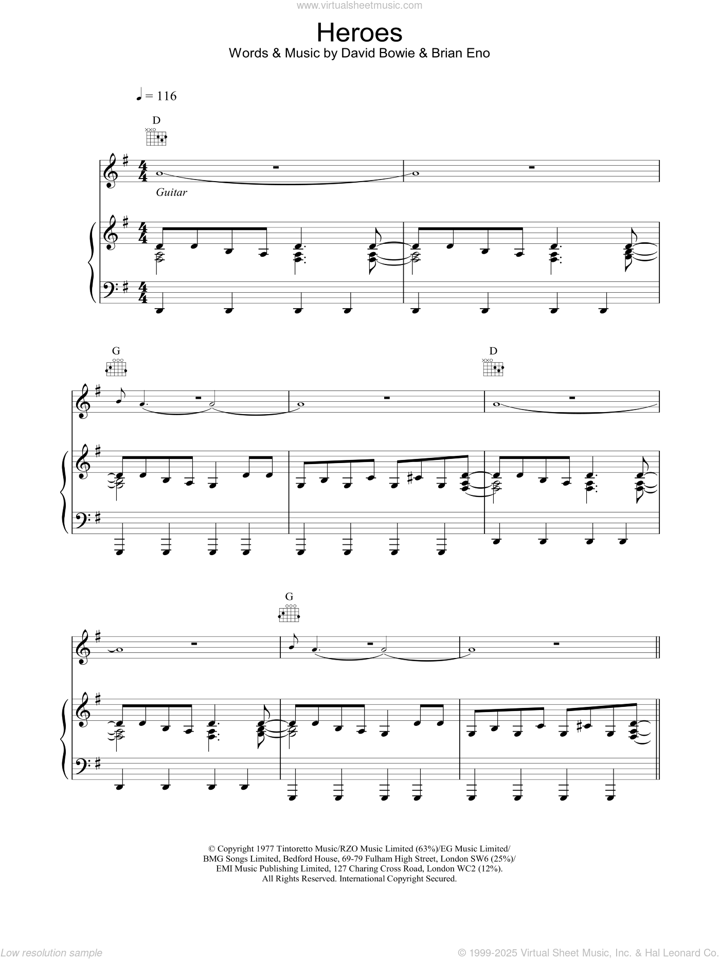 My Hero sheet music for voice, piano or guitar (PDF-interactive)