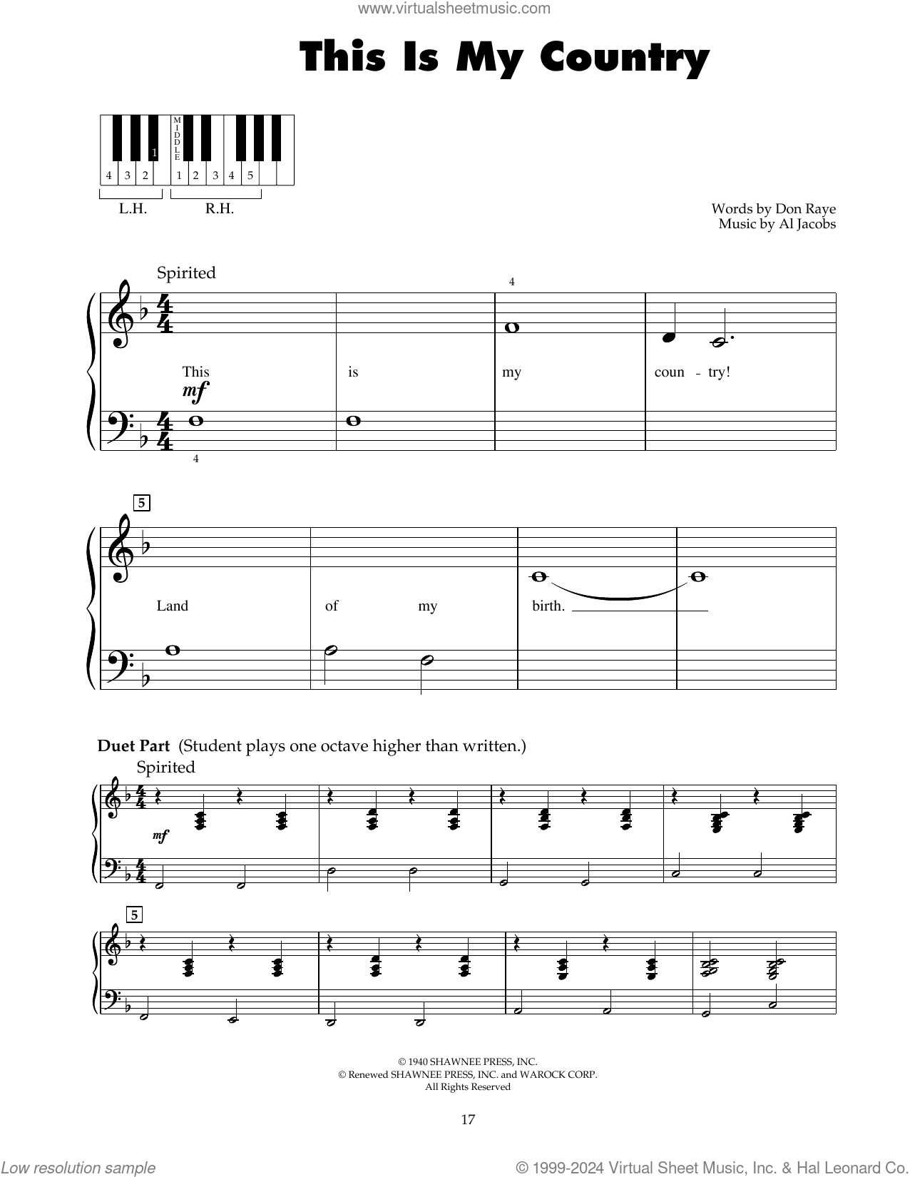 this-is-my-country-sheet-music-for-piano-solo-5-fingers-pdf