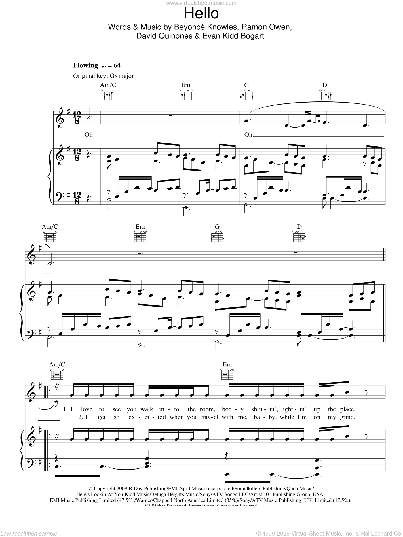 Play Halo by Beyonce  Piano Music Sheet on Virtual Piano