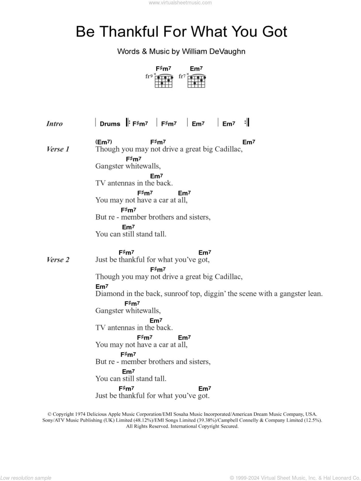 Drive Sheet Music | The Cars | Guitar Chords/Lyrics