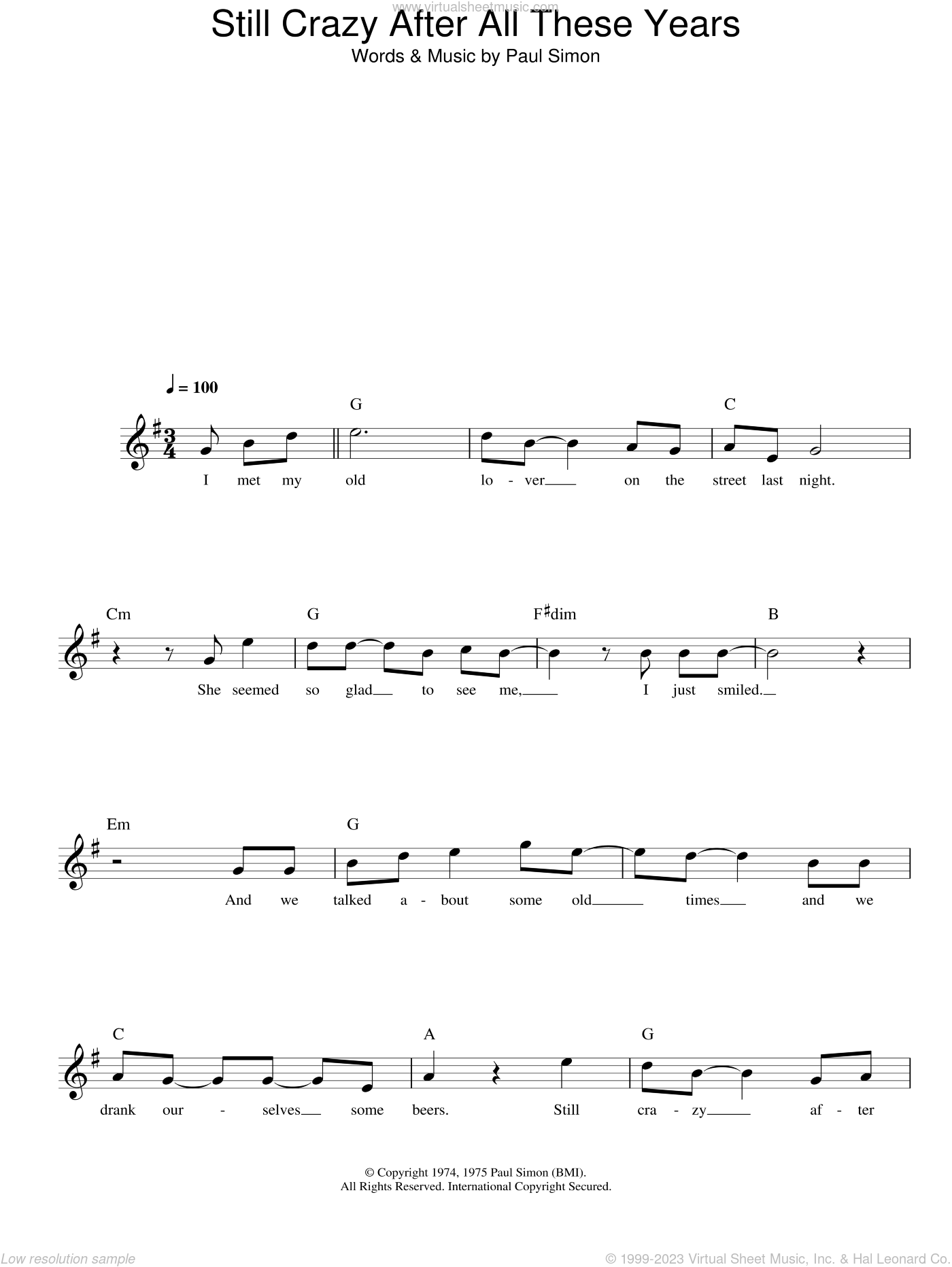 Missing lyrics by Simon & Garfunkel?