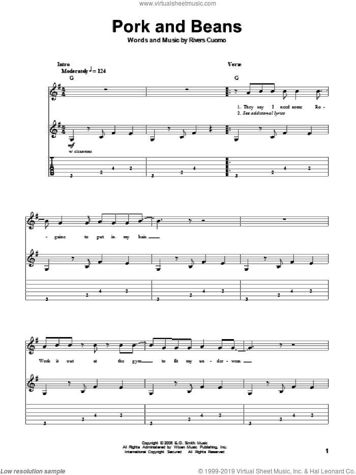 Undone - The Sweater Song (Guitar Tab) - Print Sheet Music Now