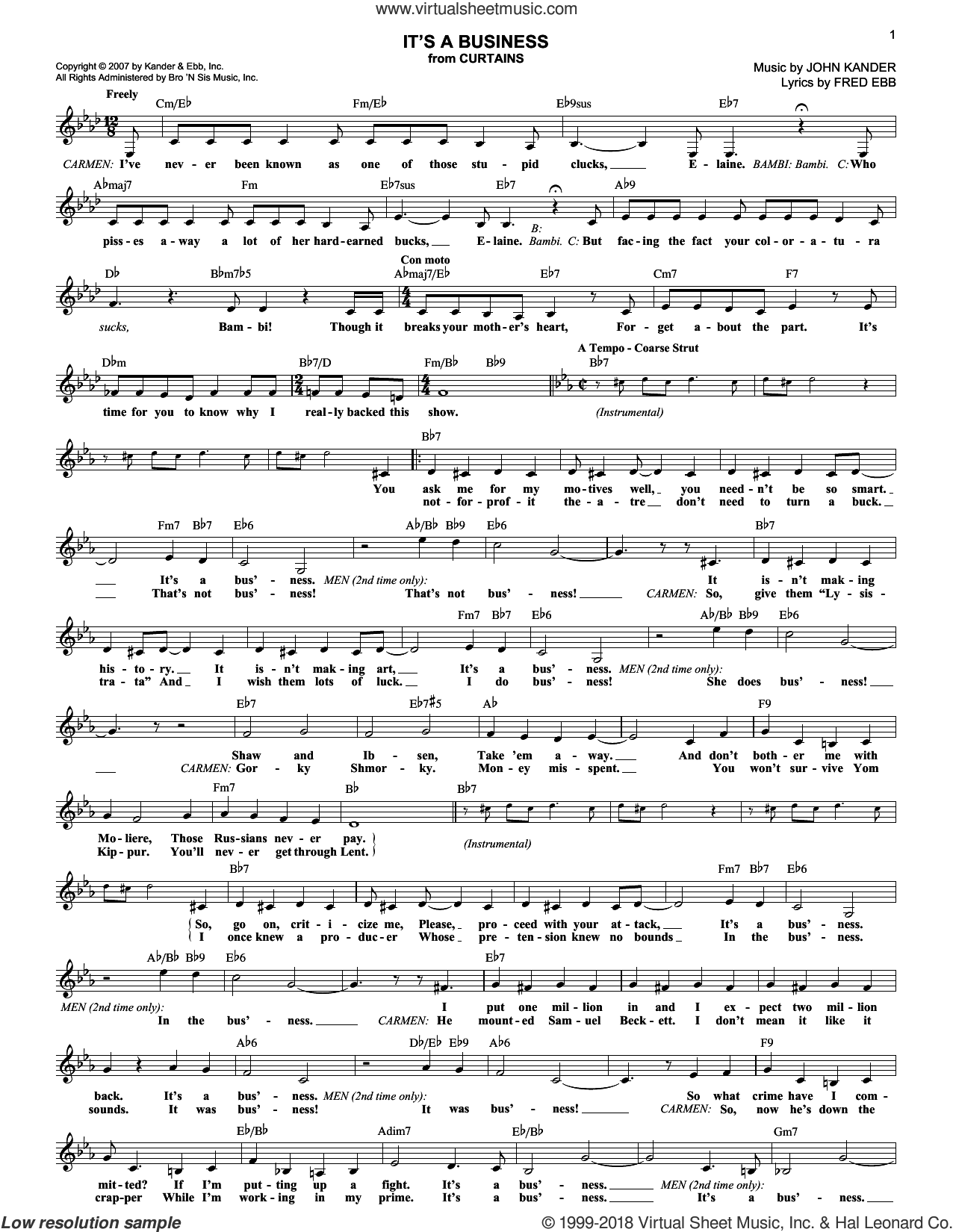 it-s-a-business-sheet-music-fake-book-pdf-interactive