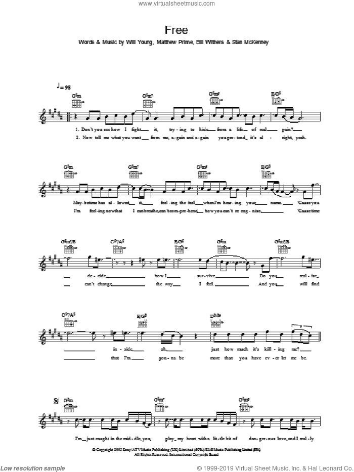 Free sheet music for voice and other instruments (fake book)