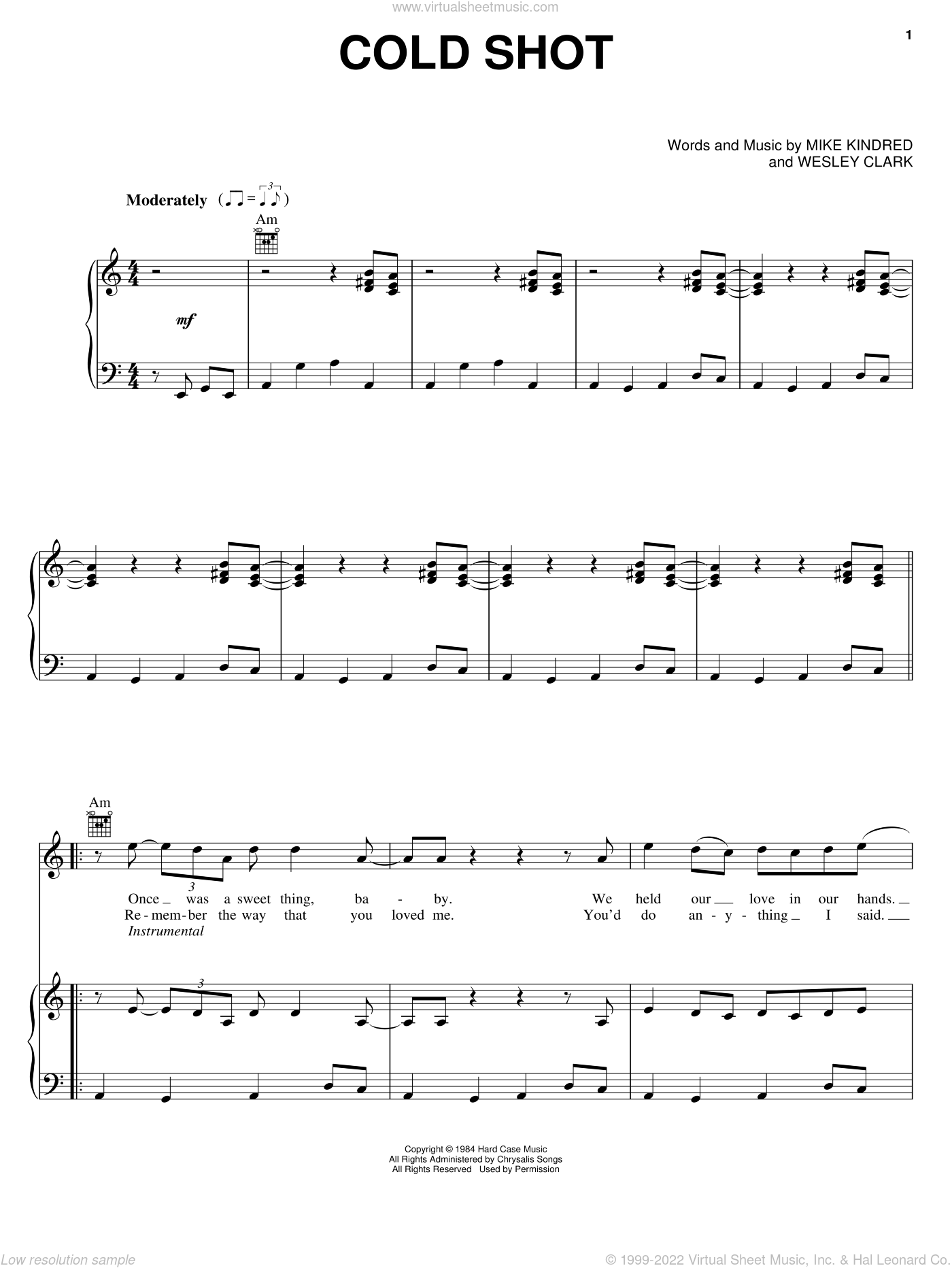 Big Shot sheet music for guitar (chords) (PDF)