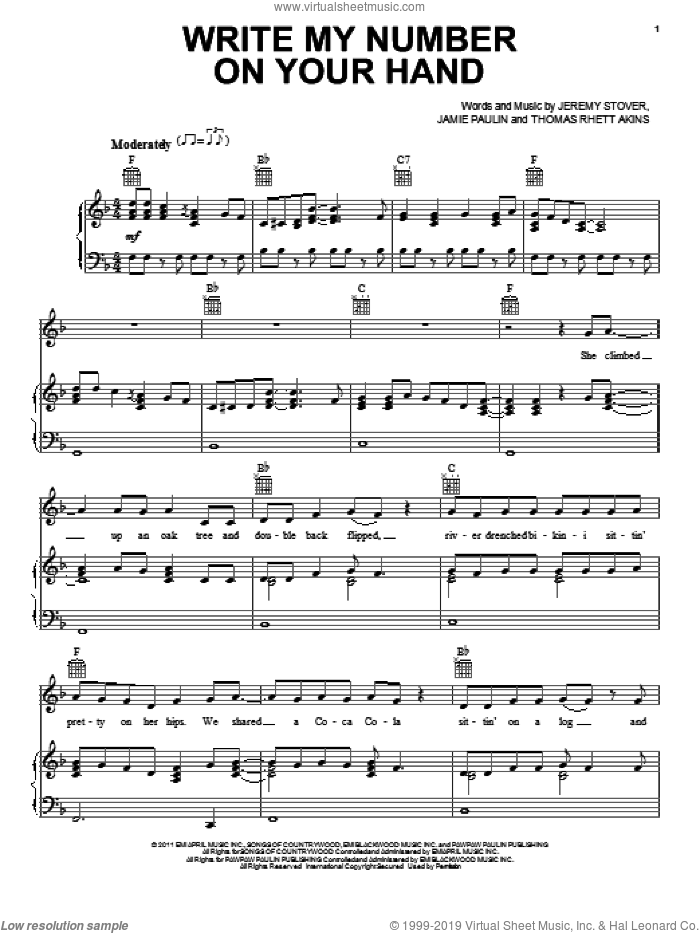 Printable sheet music picture
