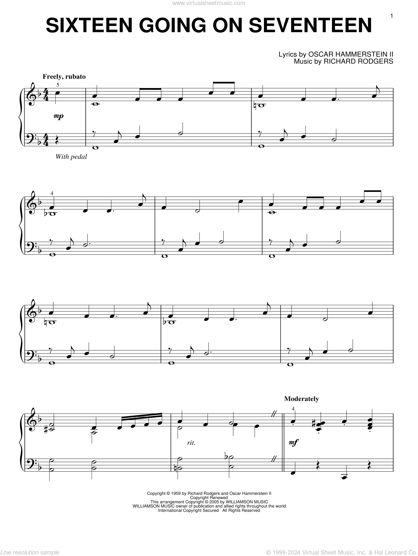Sixteen Going On Seventeen (from The Sound of Music