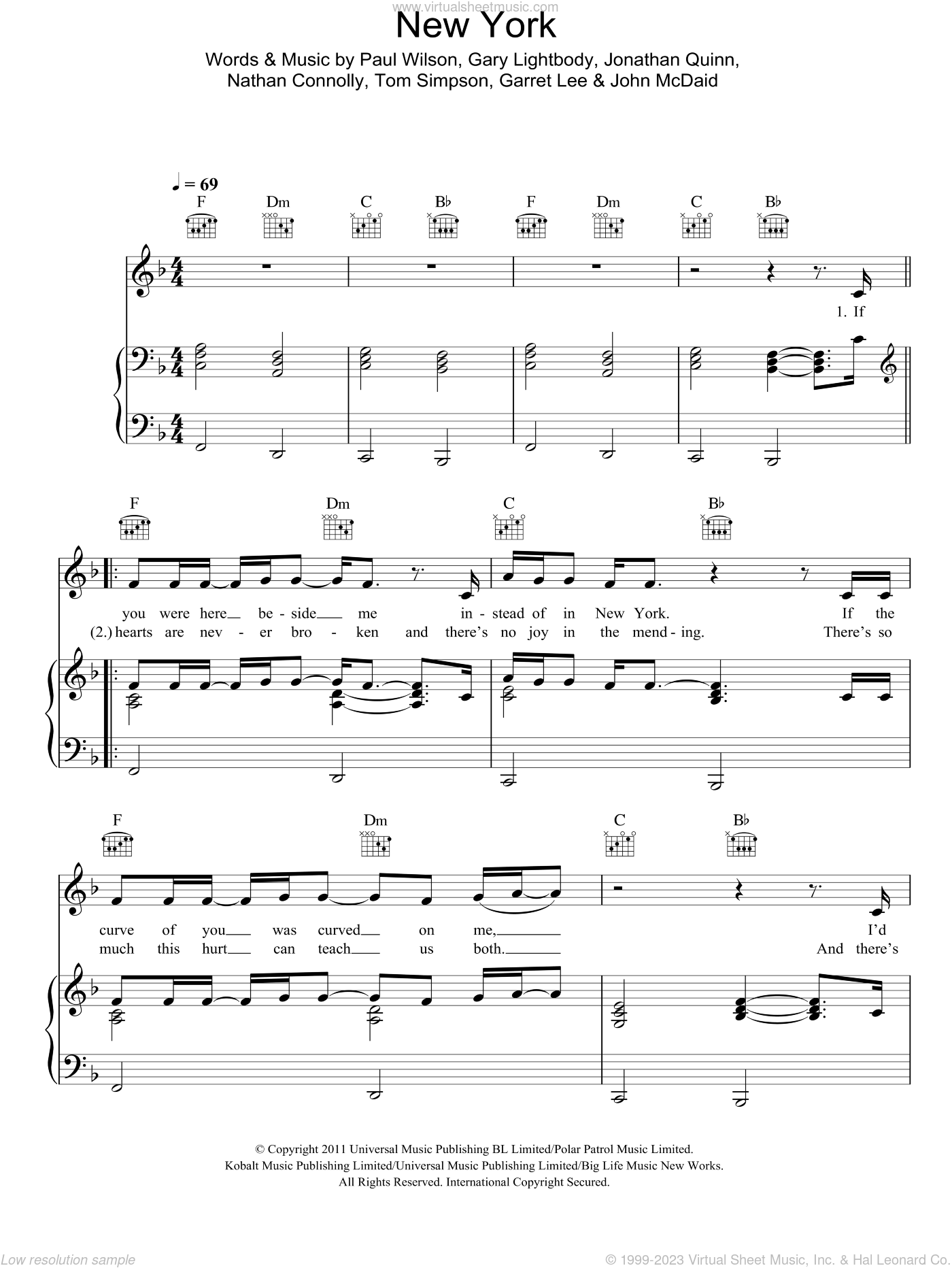 Patrol New York Sheet Music For Voice Piano Or Guitar Pdf