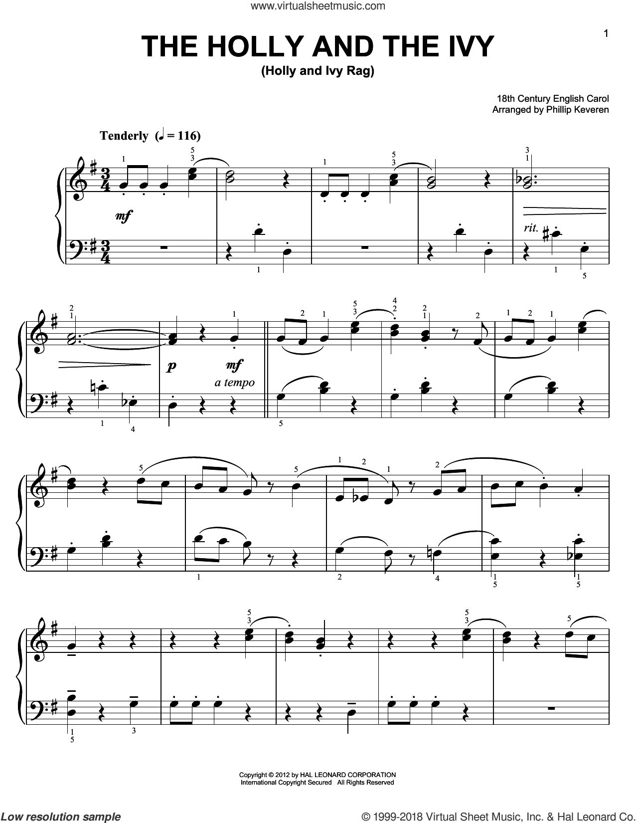 Twinkle, Twinkle Little Star (arr. Phillip Keveren) sheet music for piano  solo