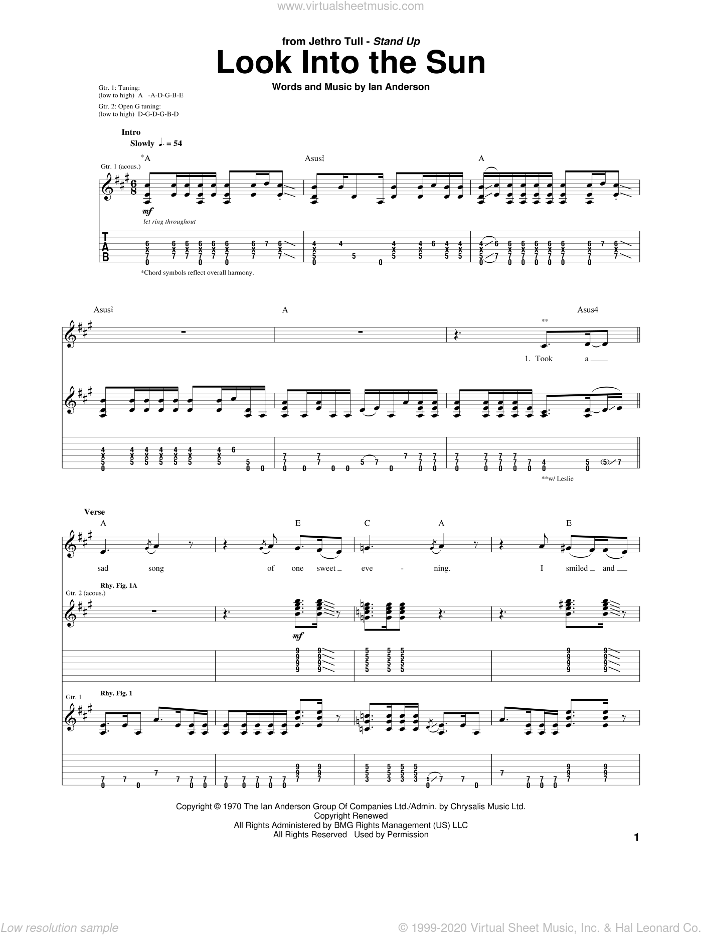 Boris The Spider sheet music for guitar (tablature) (PDF)