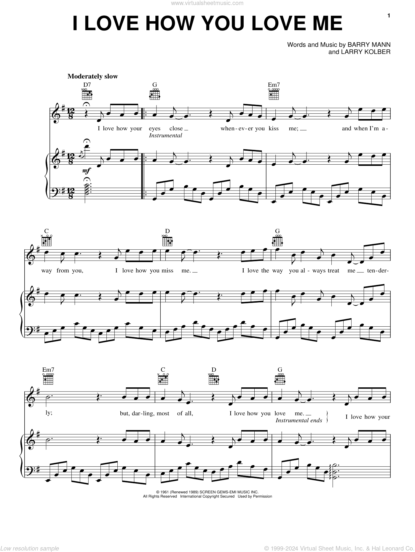 Your Love Defends Me sheet music for voice, piano or guitar (PDF)