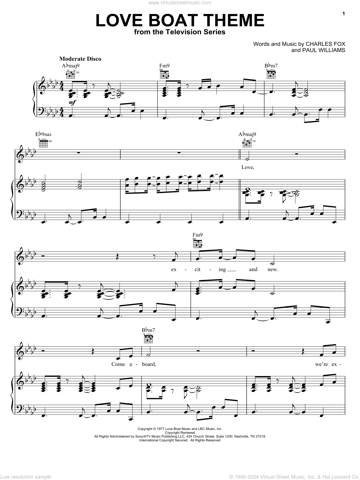 Love Boat Theme Sheet Music For Voice Piano Or Guitar PDF love-boat-theme-sheet-music-for-voice-piano-or-guitar-pdf