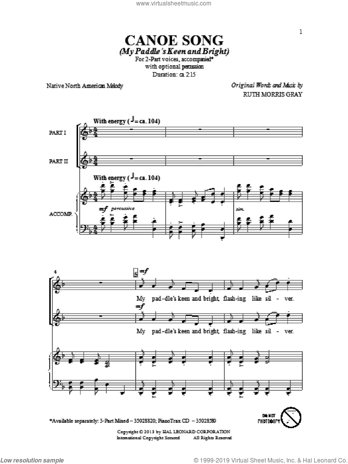 Gray Canoe Song Sheet Music For Choir 2 Part Pdf Canoe song şarkısını ücretsiz dinle. gray canoe song sheet music for choir 2 part pdf