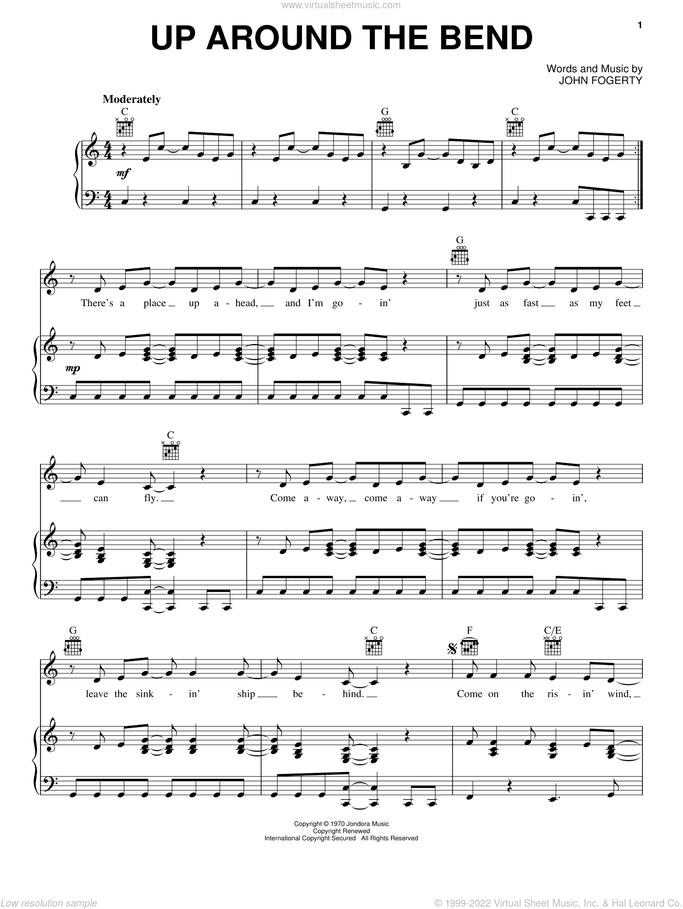 The Bend Sheet Music For Voice Piano