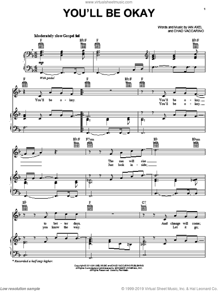 Download Digital Sheet Music of OK Go for Piano, Vocal and Guitar