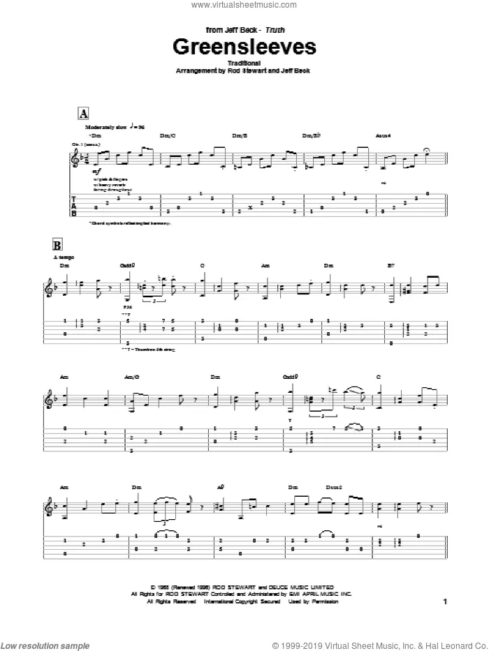 JEFF BECK GUITAR TAB / TABLATURE / ***BRAND NEW*** / WIRED