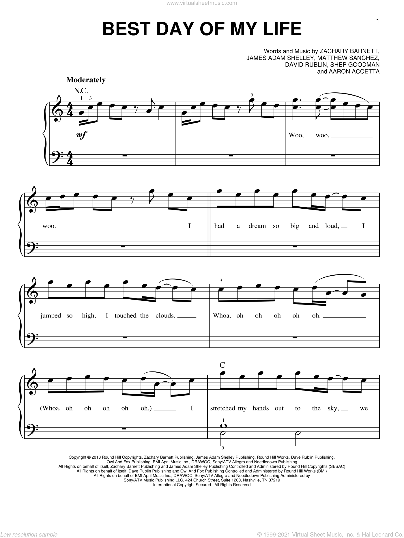 best-day-of-my-life-easy-sheet-music-for-piano-solo-pdf