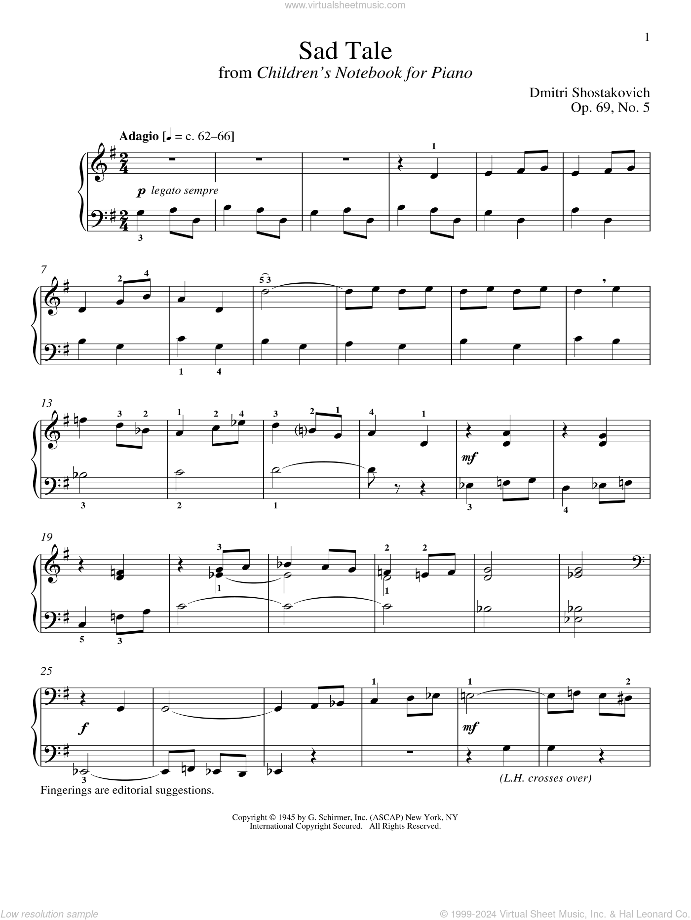 World's Saddest Song Sheet music for Violin (Solo)