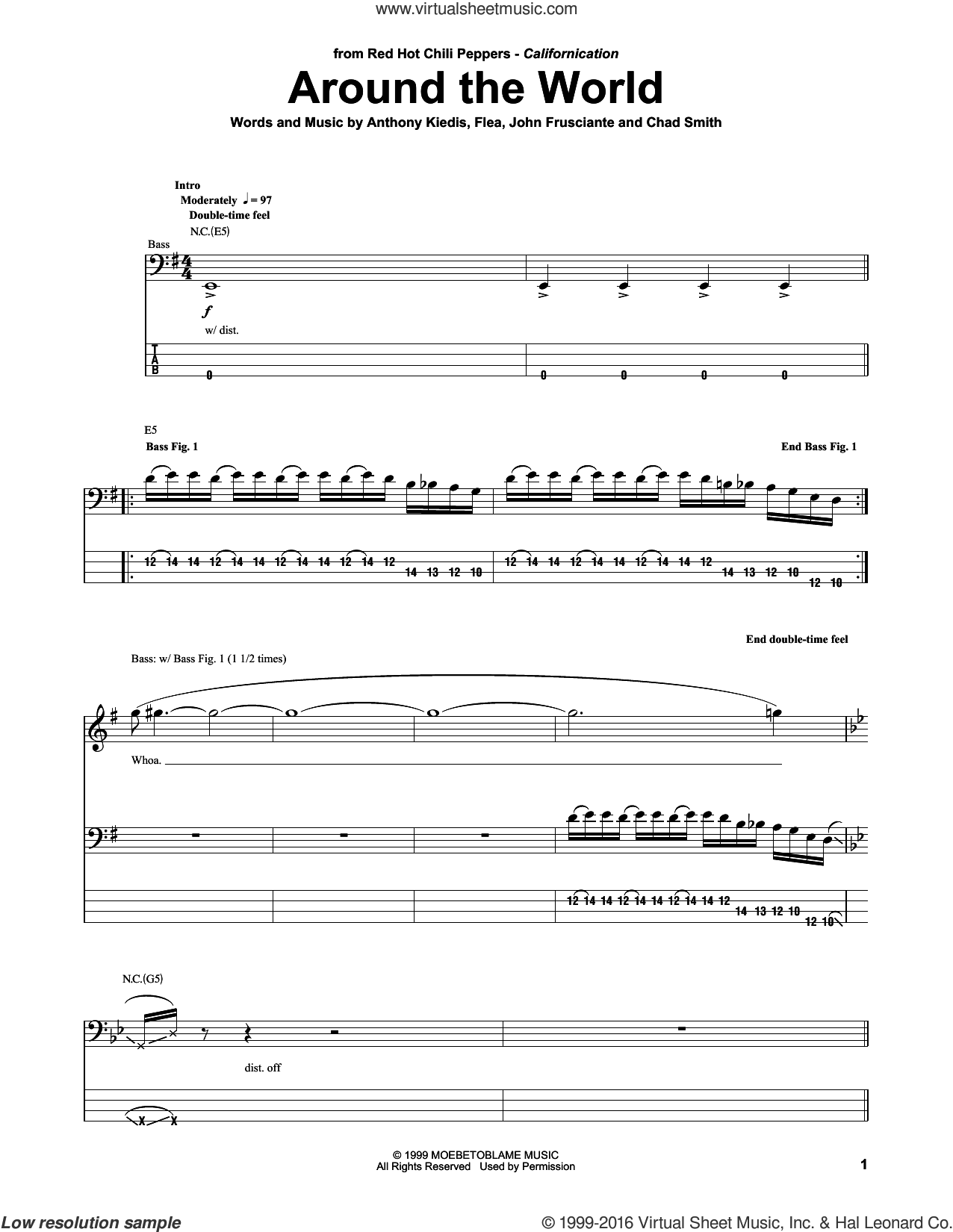 around-the-world-sheet-music-for-bass-tablature-bass-guitar