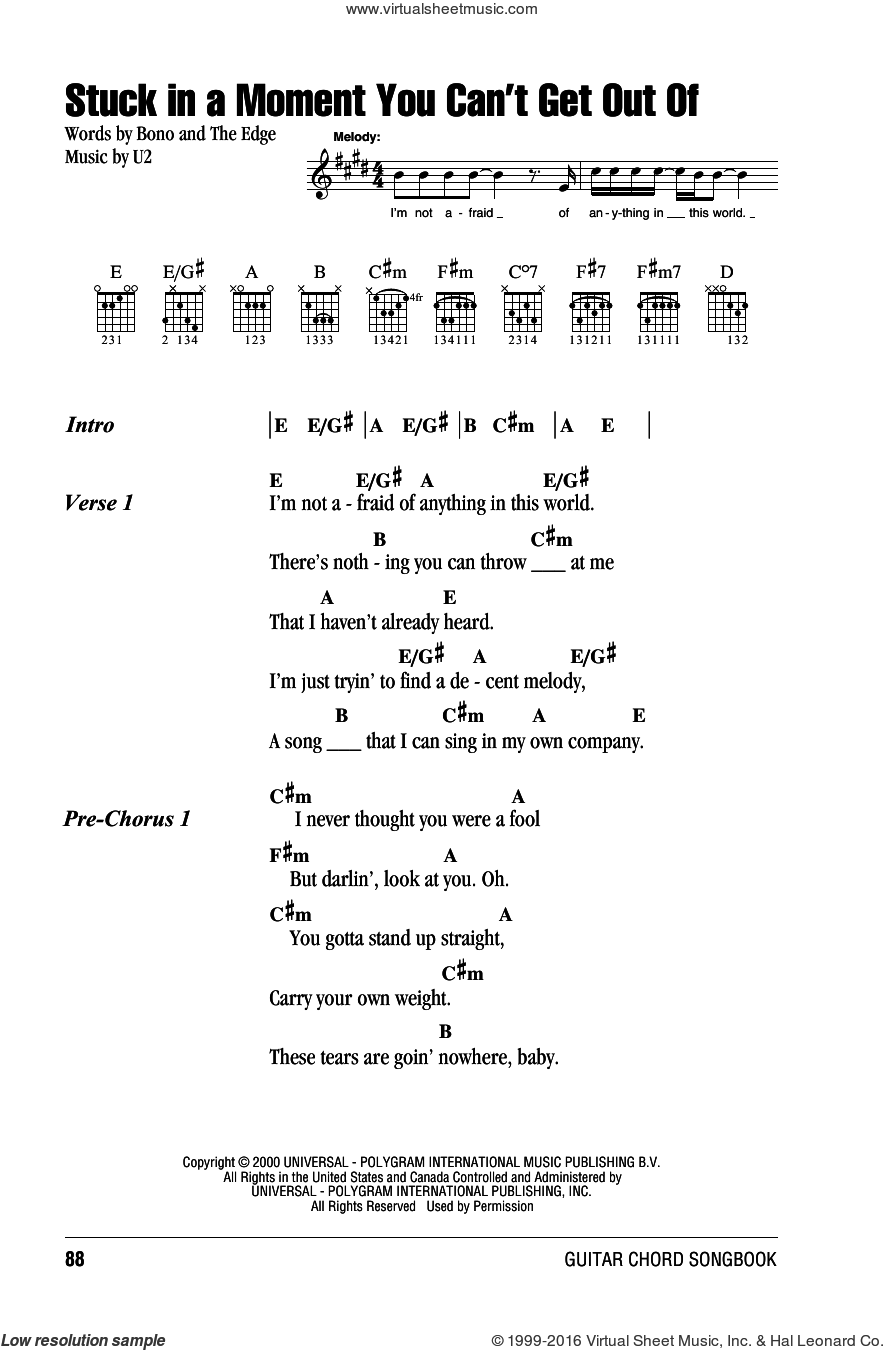 Stuck On You Sheet Music | Lionel Richie | Guitar Chords/Lyrics