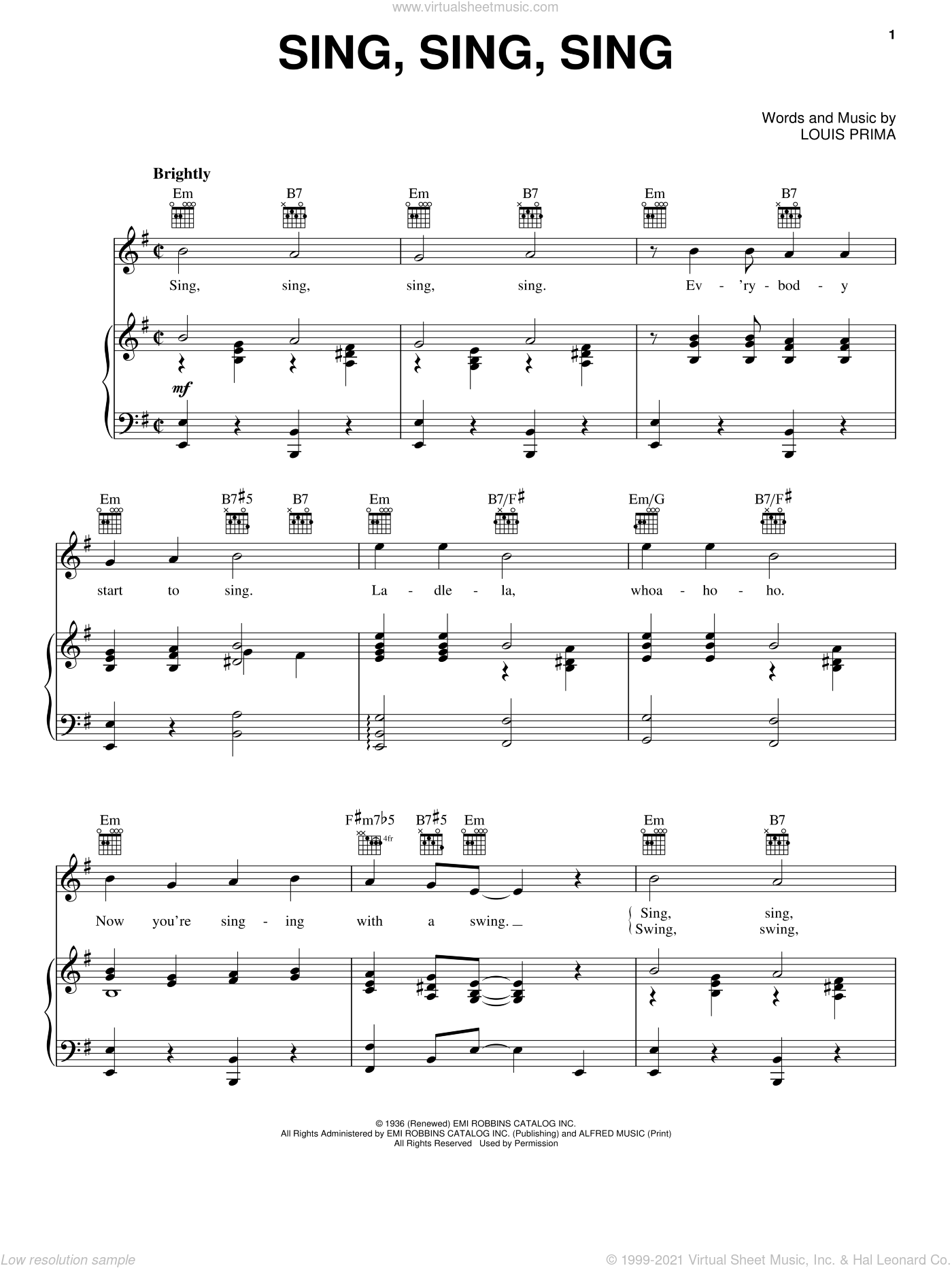 My sing download. Бенни Гудмен Синг Синг Синг. Sing Sing Sing Benny Goodman Ноты для фортепиано. Sing Sing Sing Ноты кларнет. Sing Sing Ноты для фортепиано.