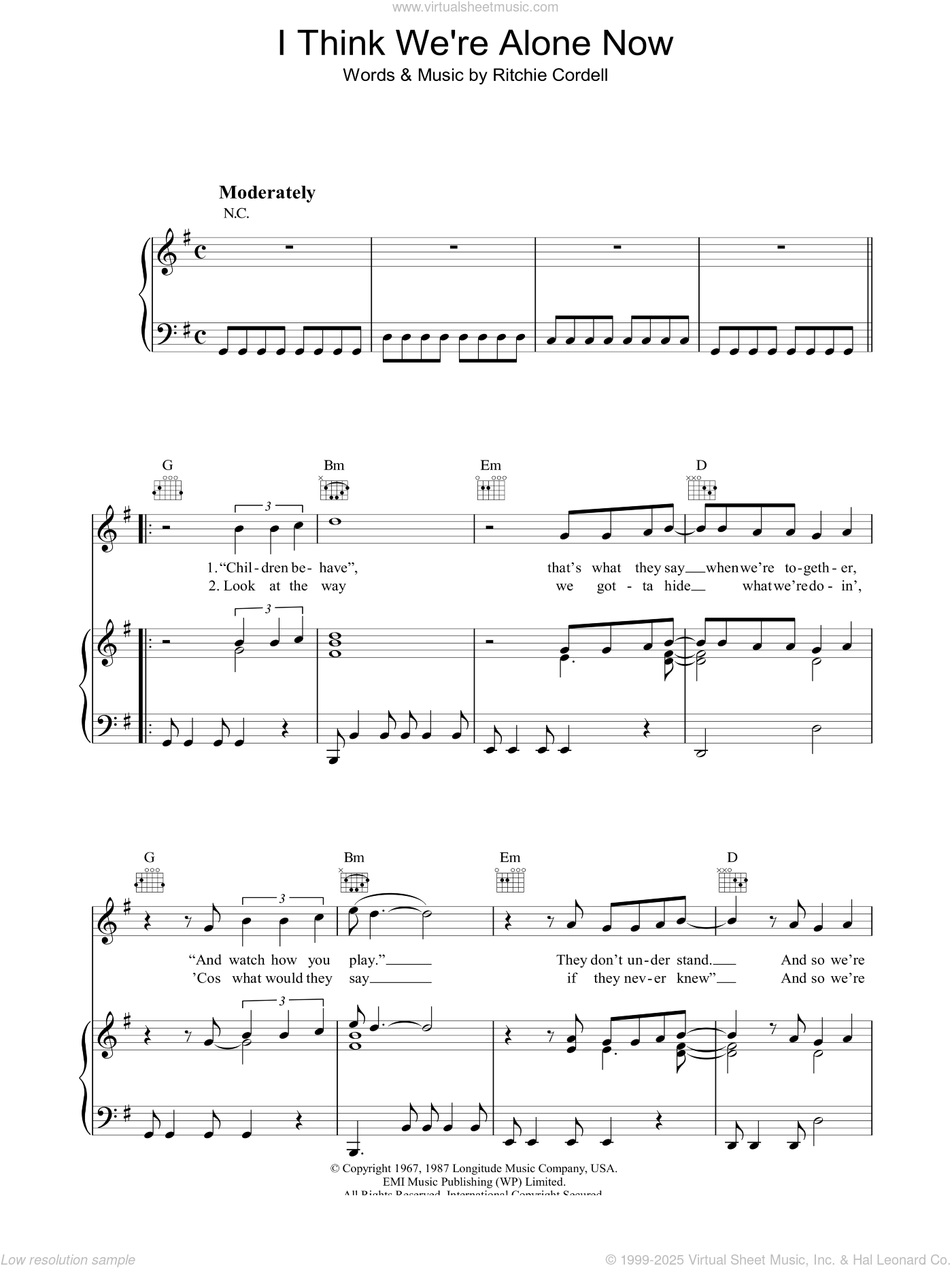 Alone Again (Naturally) (Lead Sheet / Fake Book) - Print Sheet Music