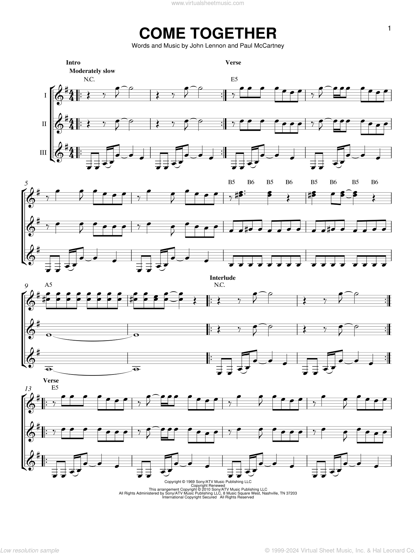 beatles-come-together-sheet-music-for-guitar-ensemble-pdf