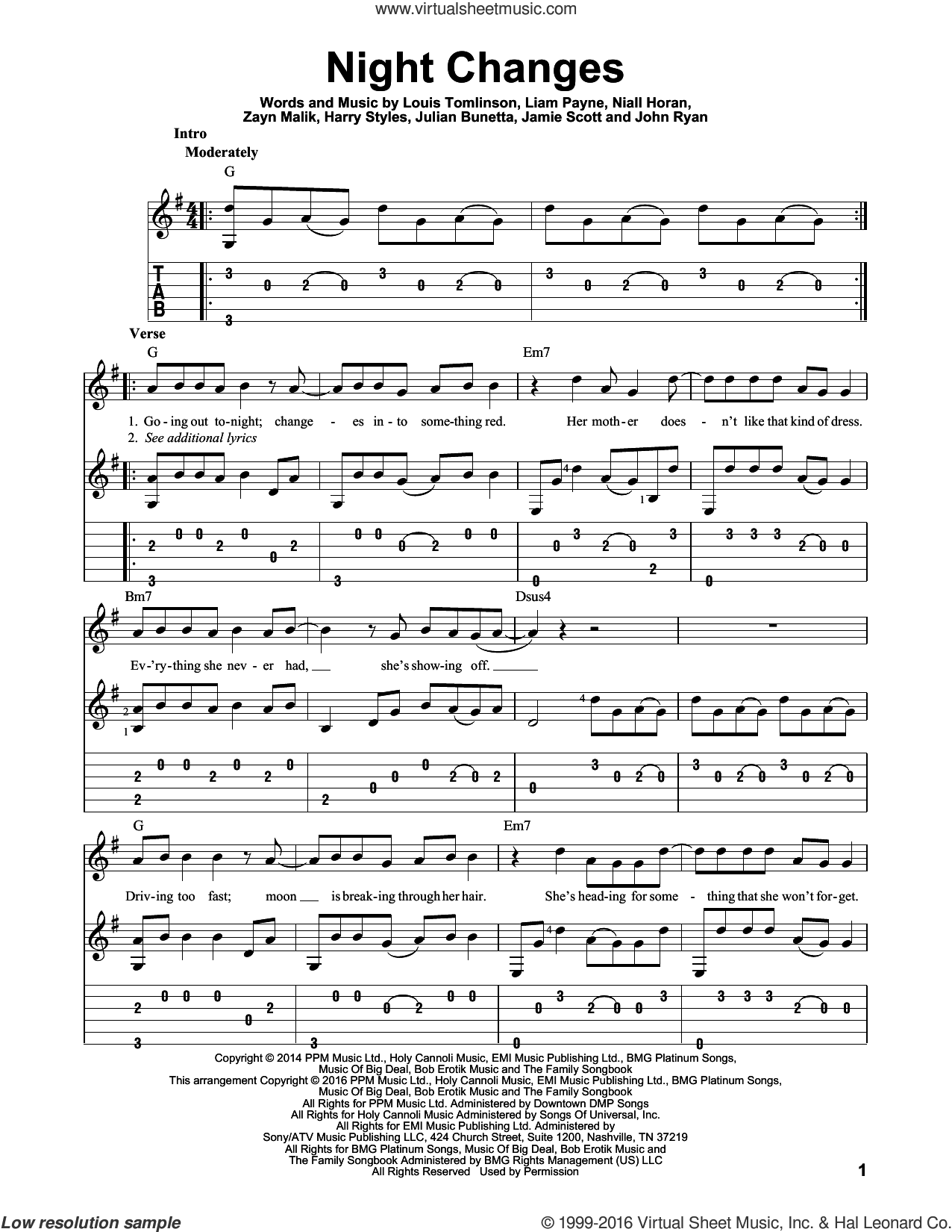 Night Shift" Sheet Music for Ukulele/Vocal - Sheet Music Now