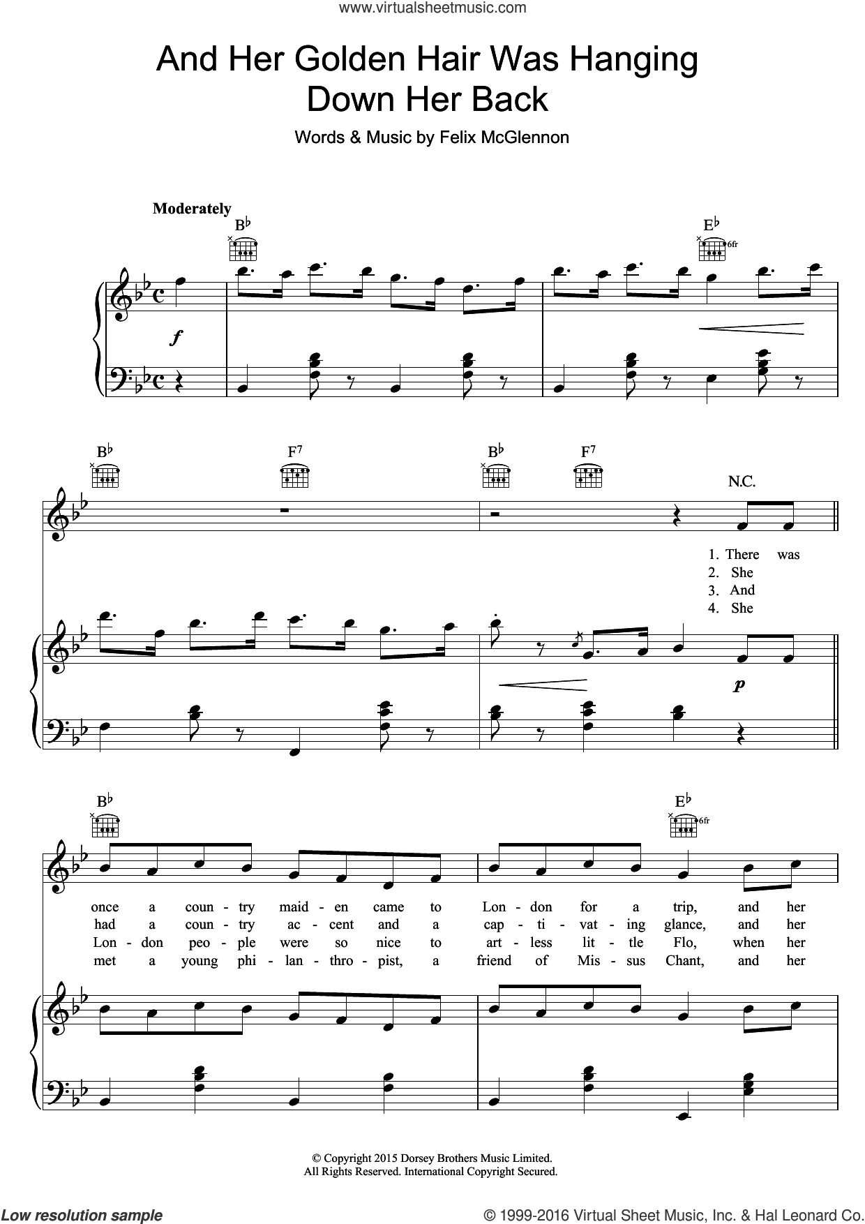 ALONE AGAIN (NATURALLY) Bb Sheet music