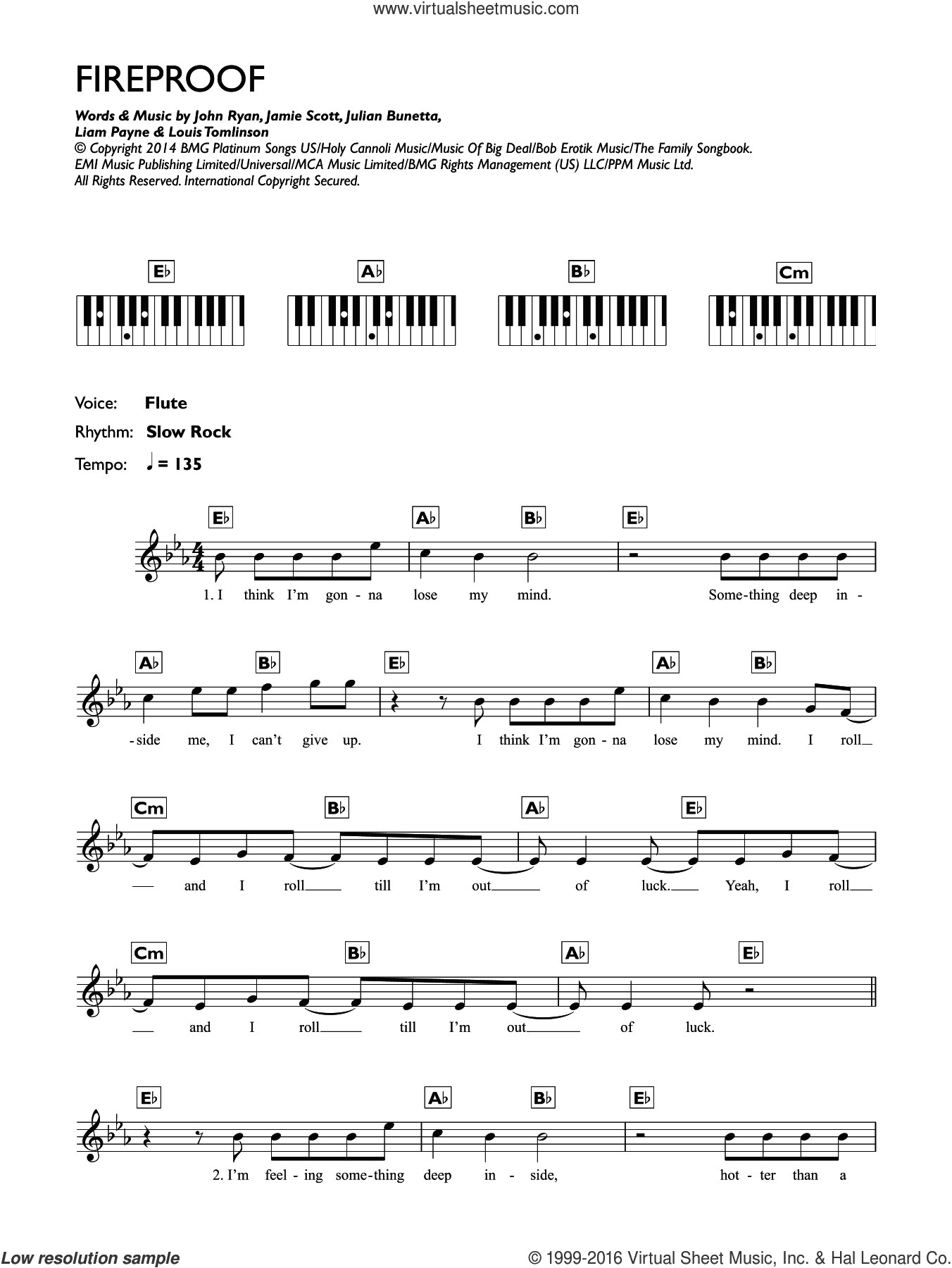 Two of Us - Louis Tomlinson Sheet music for Piano (Solo)