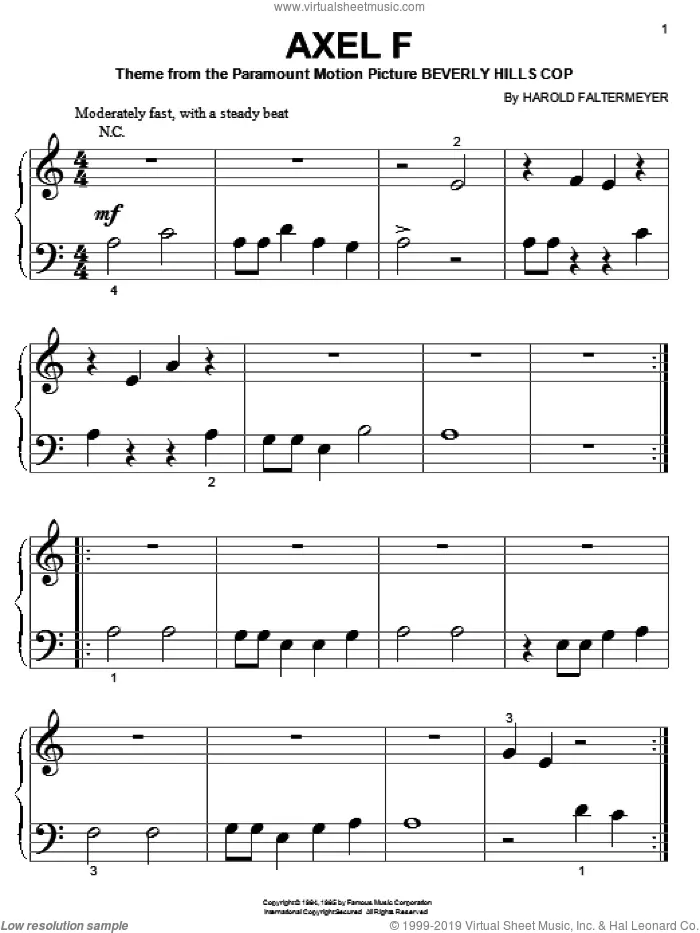 Top Gun Anthem (arr. Matt Millington) Sheet Music | Harold Faltermeyer |  Piano Solo