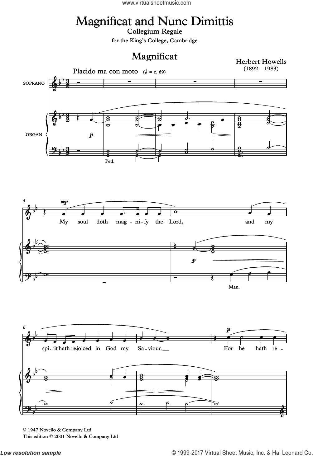 Magnificat And Nunc Dimittis Sheet Music For Choir V2