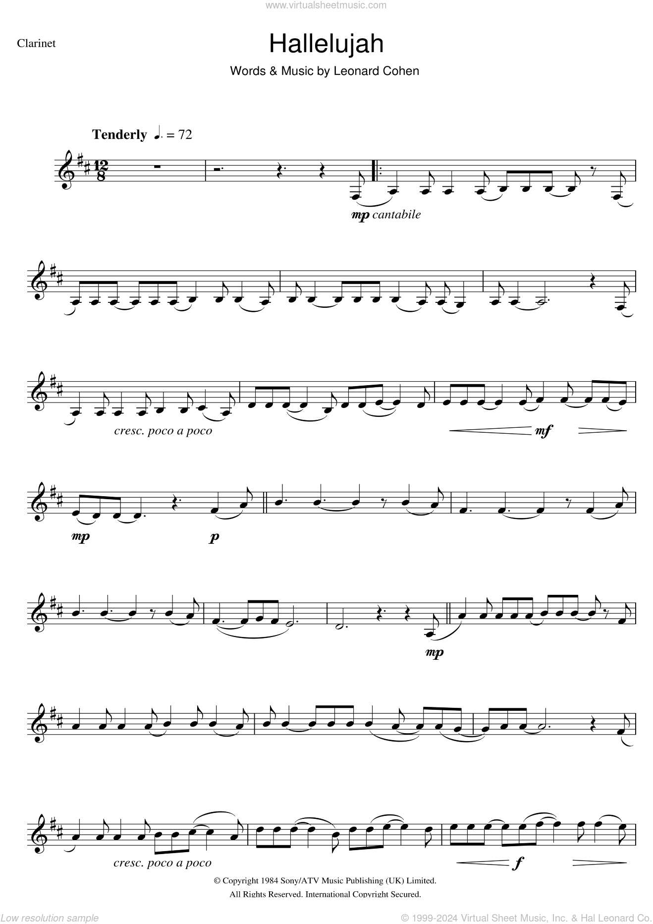 Free clarinet sheet music pdf