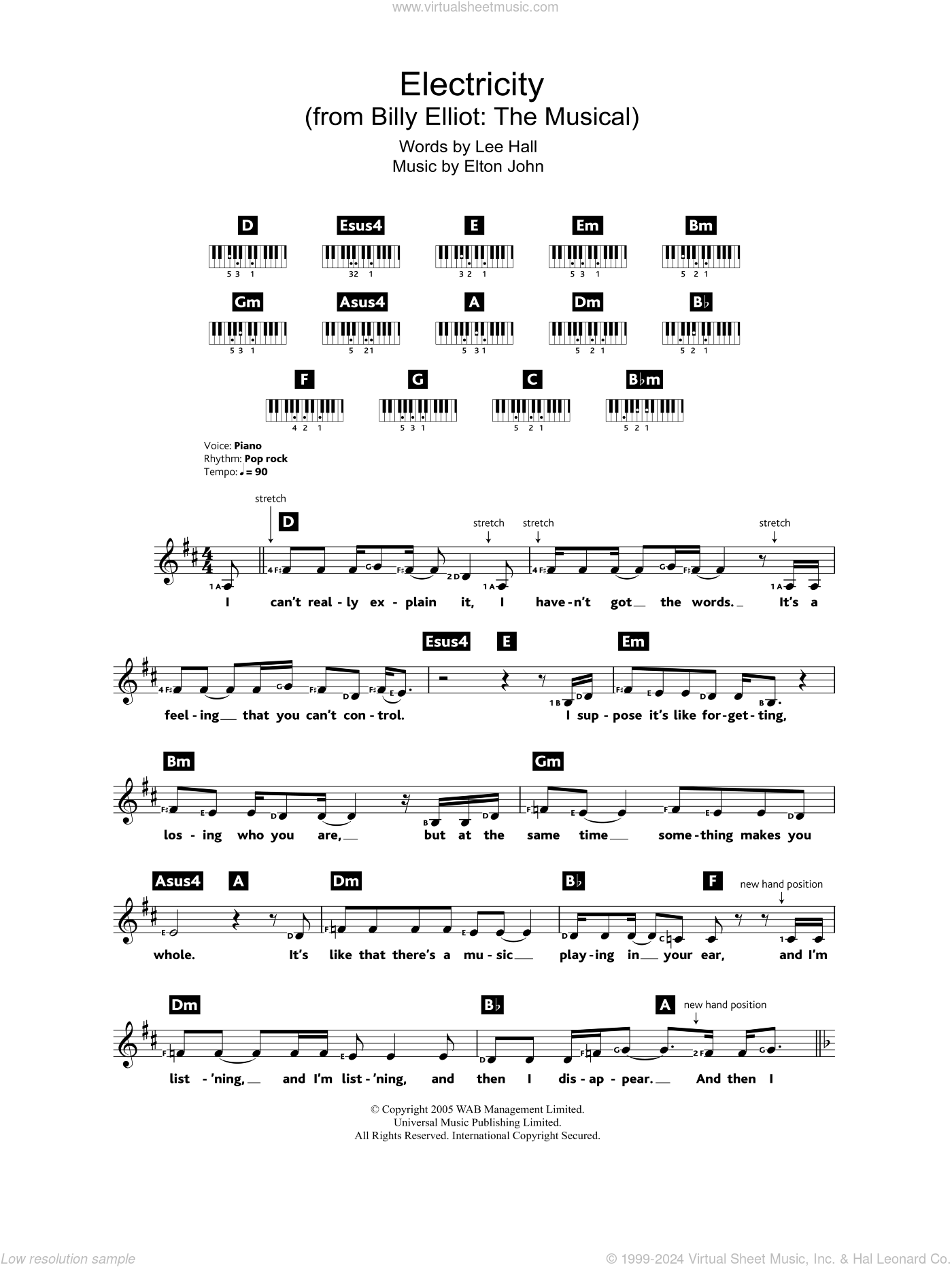 John Electricity (from Billy Elliot The Musical) sheet music