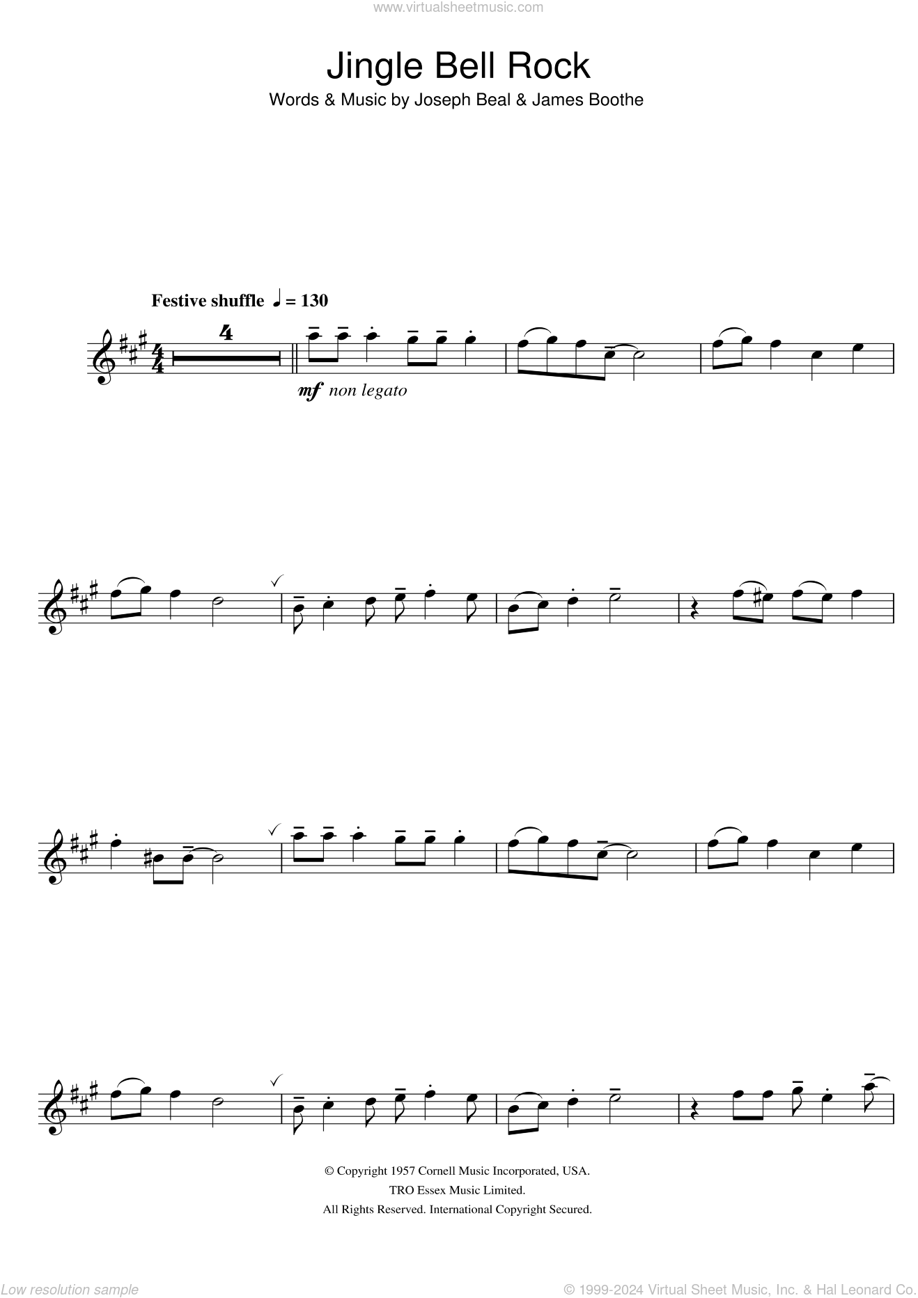 Jingle Bells Alto Saxophone Sheet music for Saxophone alto (Solo)