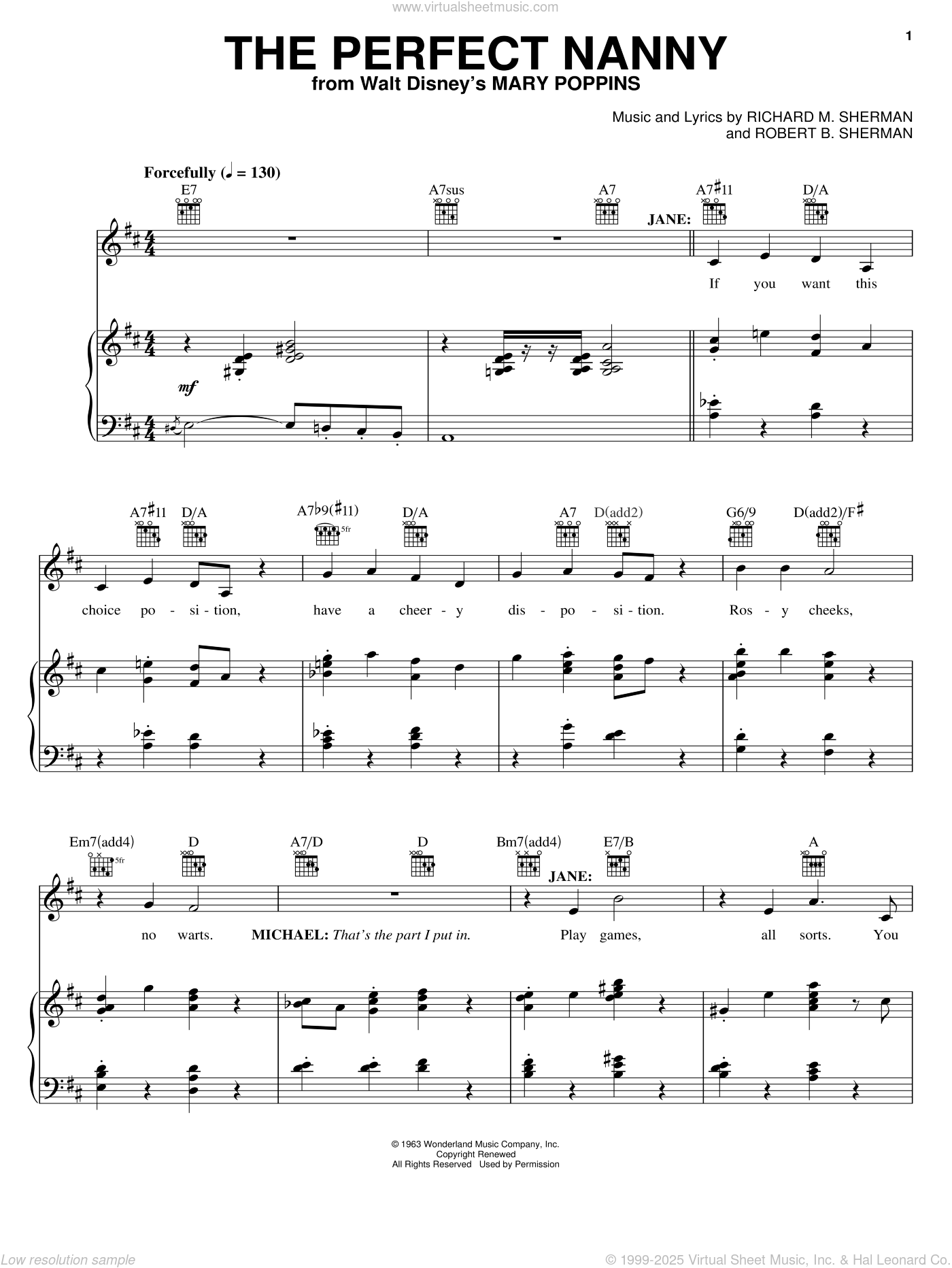 Brothers The Perfect Nanny Sheet Music For Voice Piano Or Guitar brothers the perfect nanny sheet music for voice piano or guitar