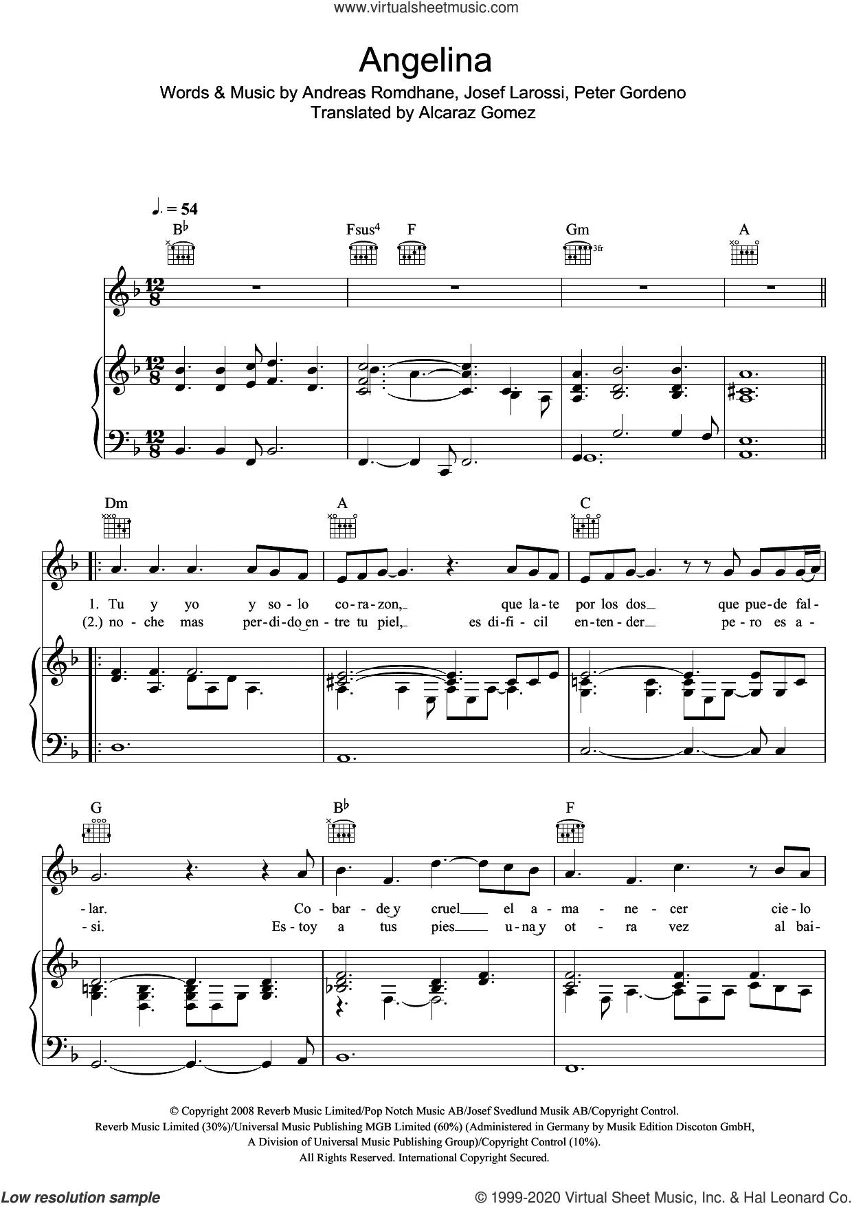 Pour Que Tu M Aime Encore Tab Download Digital Sheet Music of il divo for Piano, Vocal and Guitar