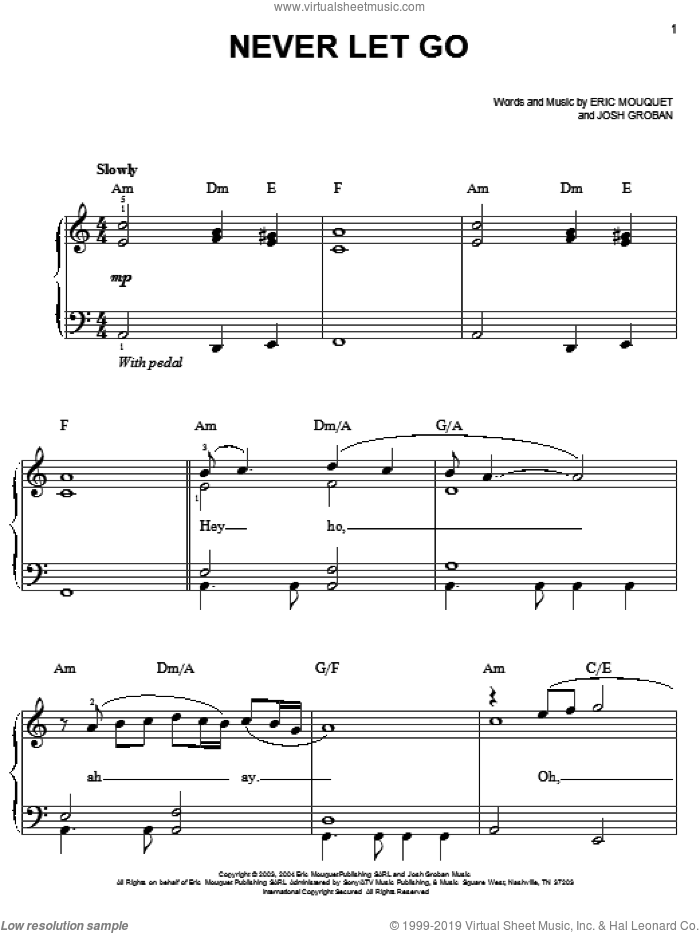 NEVER LET YOU GO ミュージック カード NEVER LET YOU GO ミュージック カード