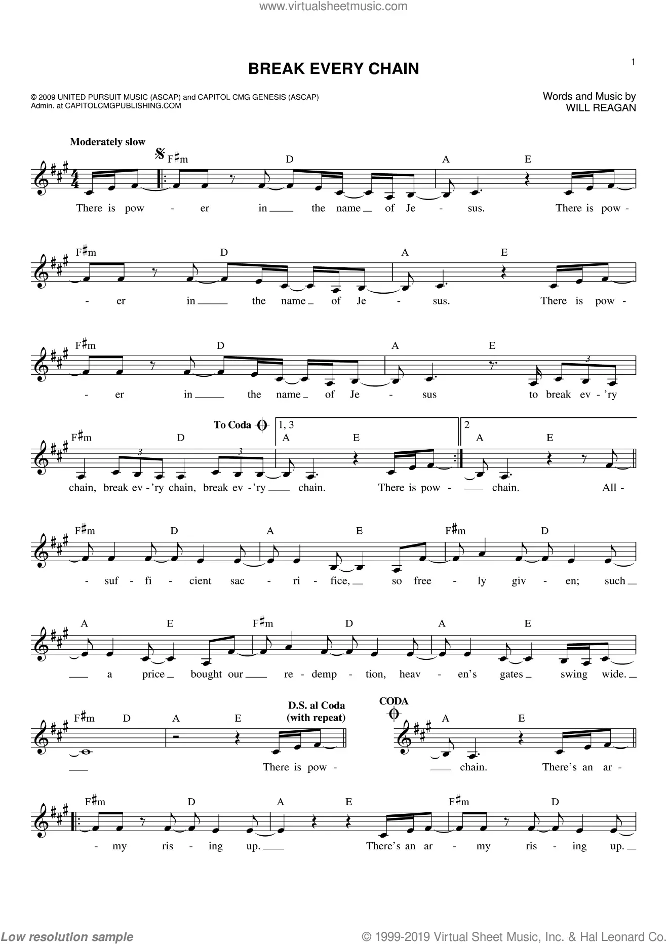 Oh How We Love You Sheet Music PDF (Will Reagan / United Pursuit) -  PraiseCharts