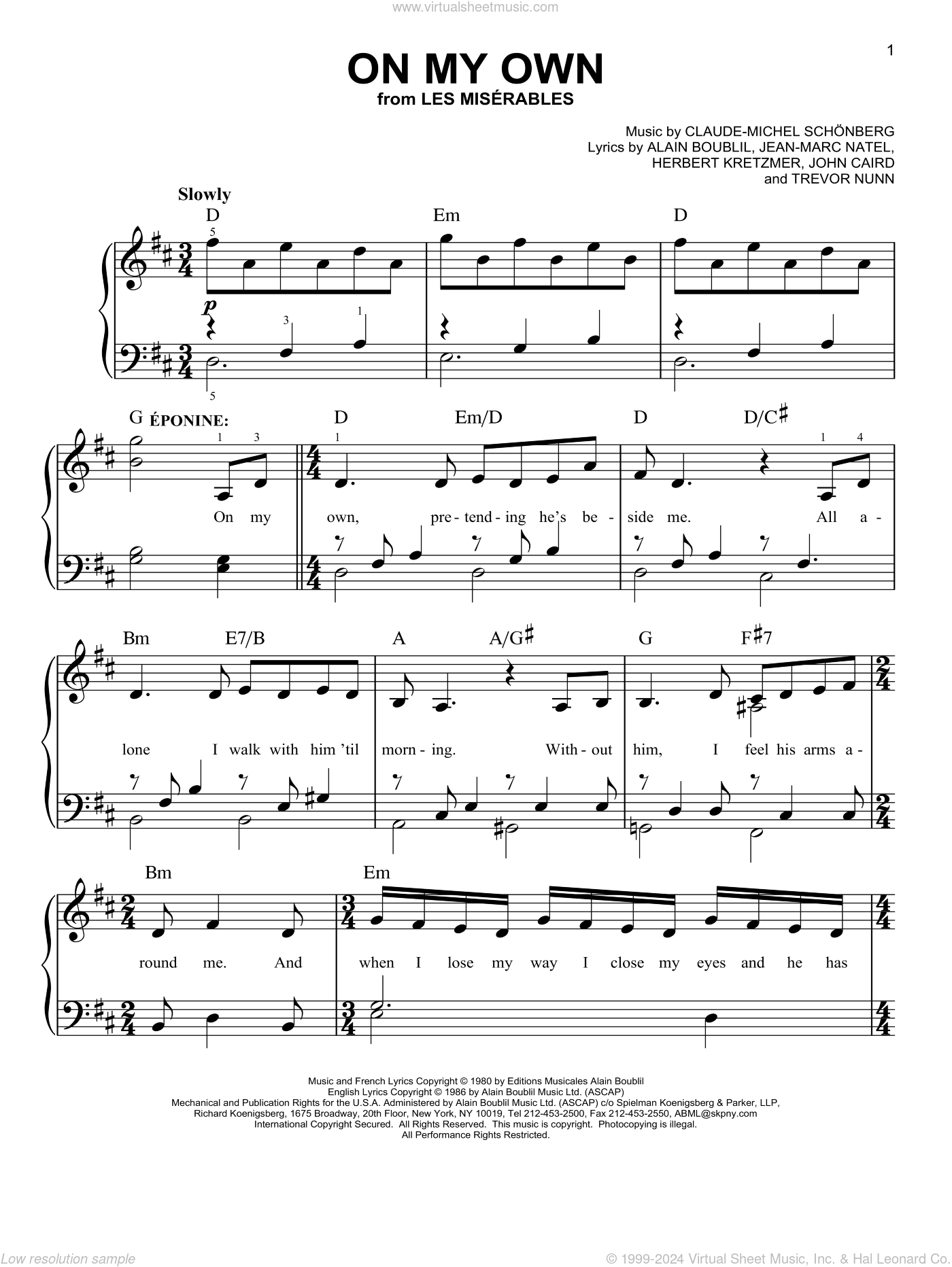 on-my-own-easy-sheet-music-for-piano-solo-pdf-interactive for Free Printable Music Sheets For Piano Beginners On My Own, (easy) sheet music for piano solo (PDF-interactive) for Free Printable Music Sheets For Piano Beginners