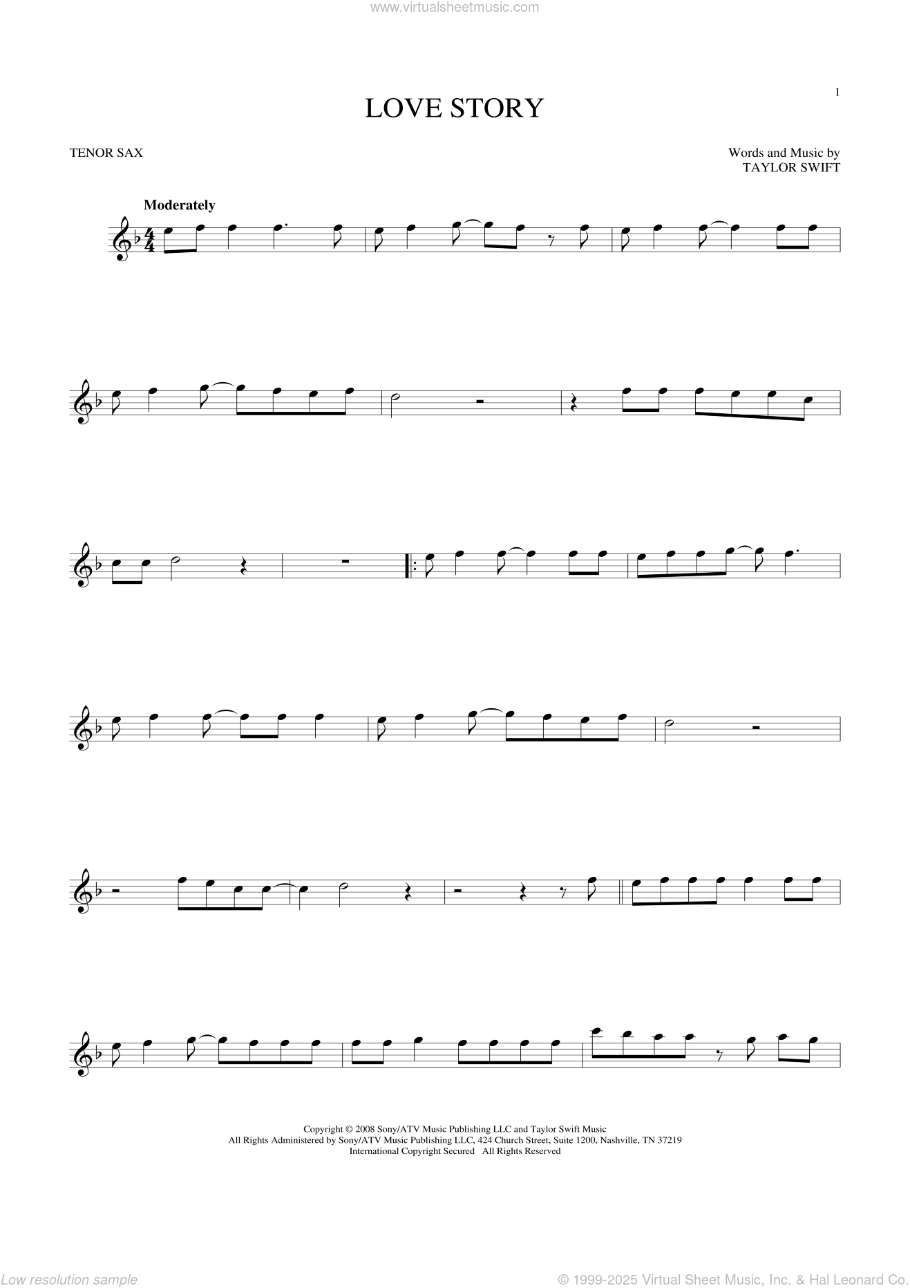 John Lennon - Woman - Sheet Music For Alto Saxophone