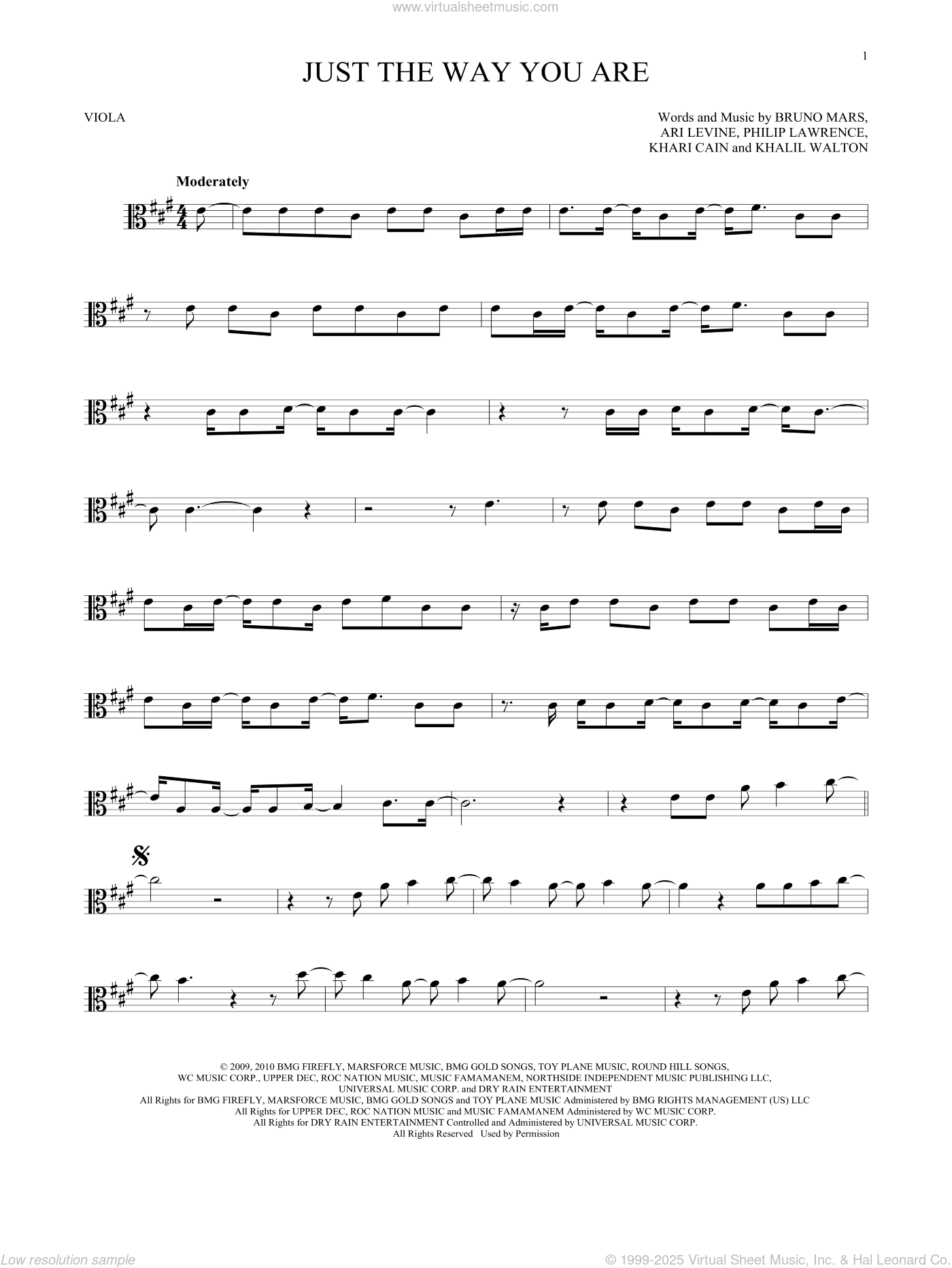 Bruno Mars Just The Way You Are Sheet Music Notes Chords Score Download Printable Pdf Sheet Music Notes Sheet Music The Way You Are
