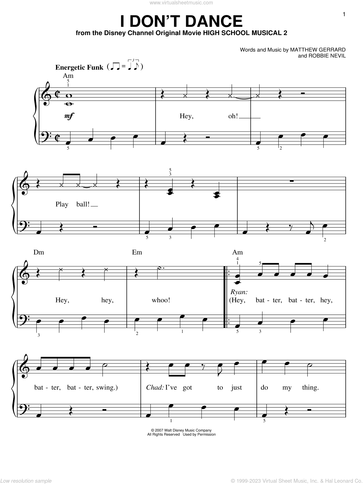 2 I Don T Dance Sheet Music For Piano Solo Pdf Interactive