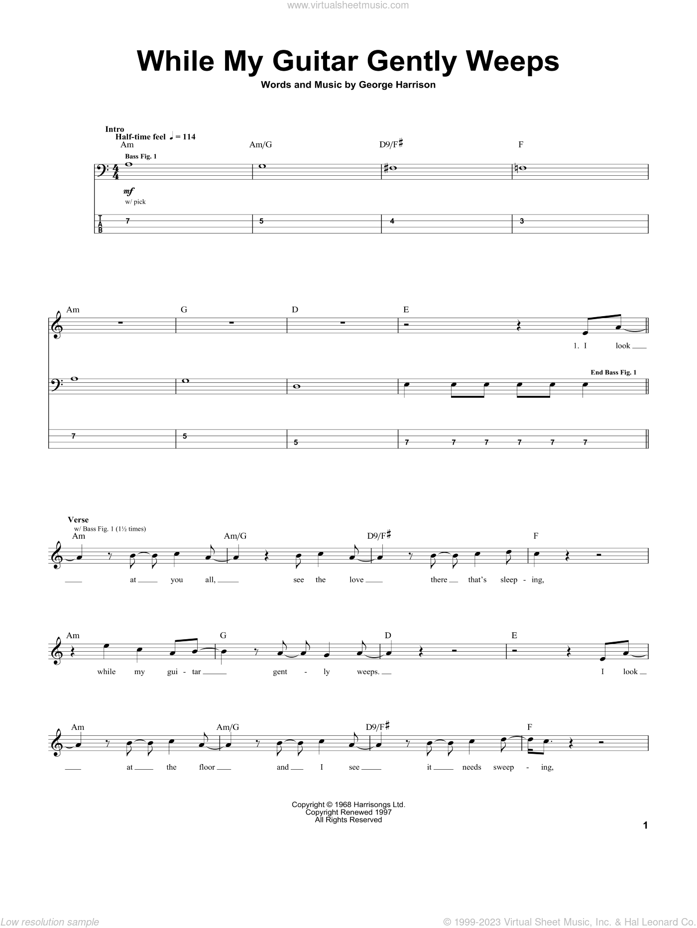 The beatles while my guitar gently weeps. While my Guitar gently Weeps Ноты. Вайл май гитар Джентли ВИПС Ноты. While my Guitar gently Weeps Ноты для гитары.