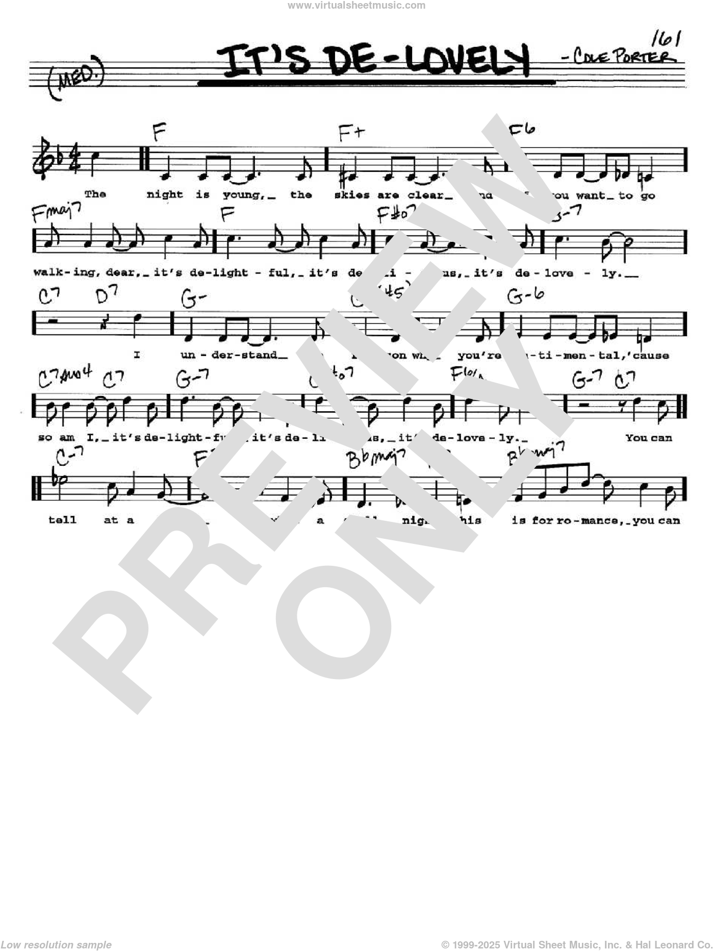 Porter It s De Lovely Sheet Music real Book With Lyrics porter-it-s-de-lovely-sheet-music-real-book-with-lyrics