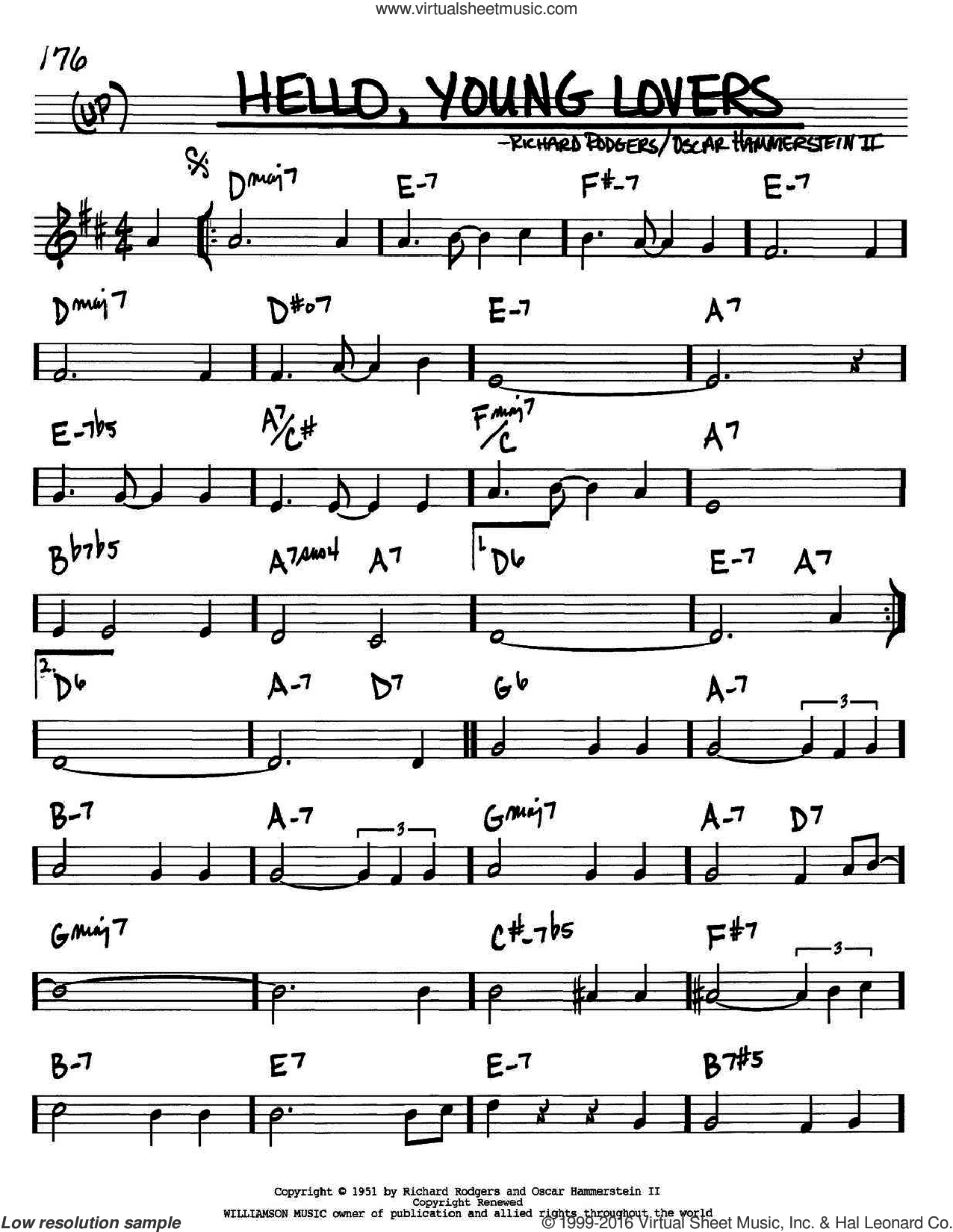 hello-young-lovers-sheet-music-in-bb-pdf