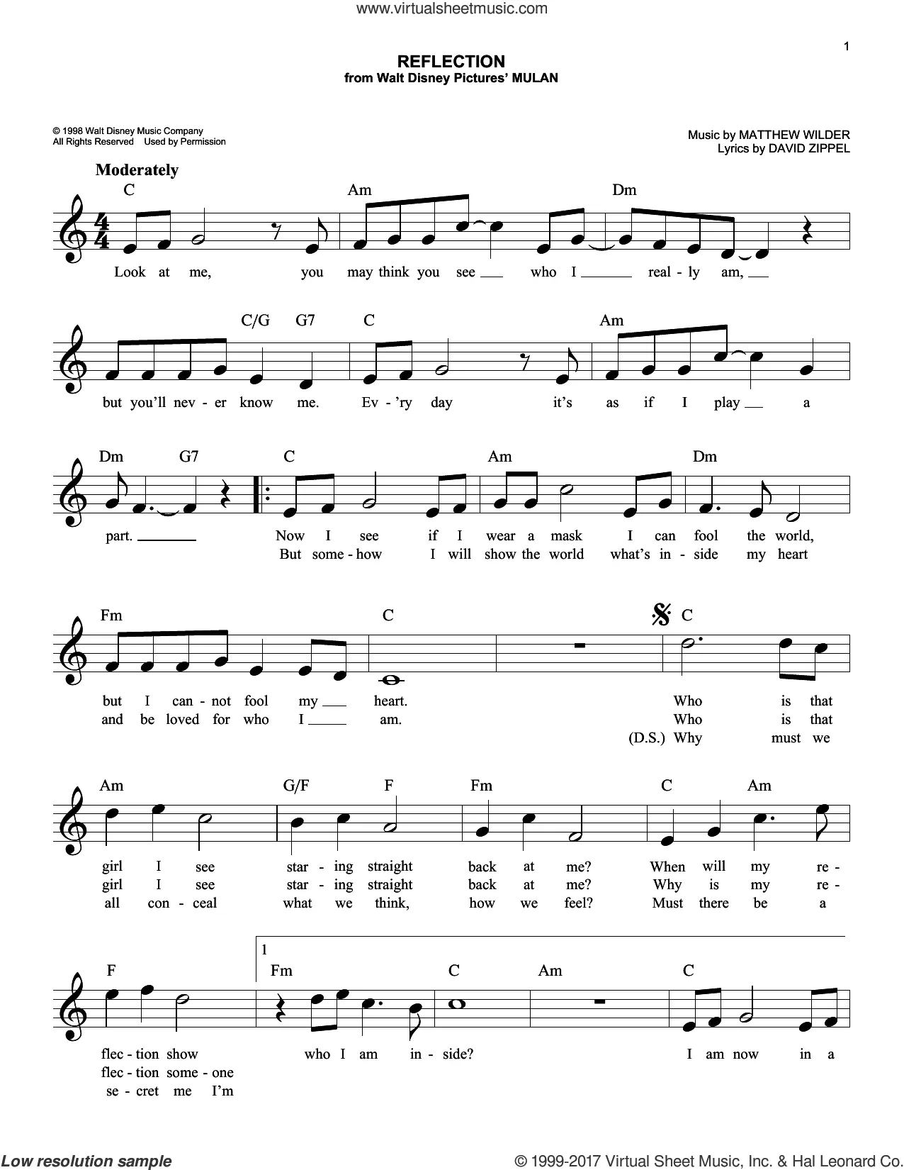 Love Will Find a Way" Sheet Music by Christina Aguilera for