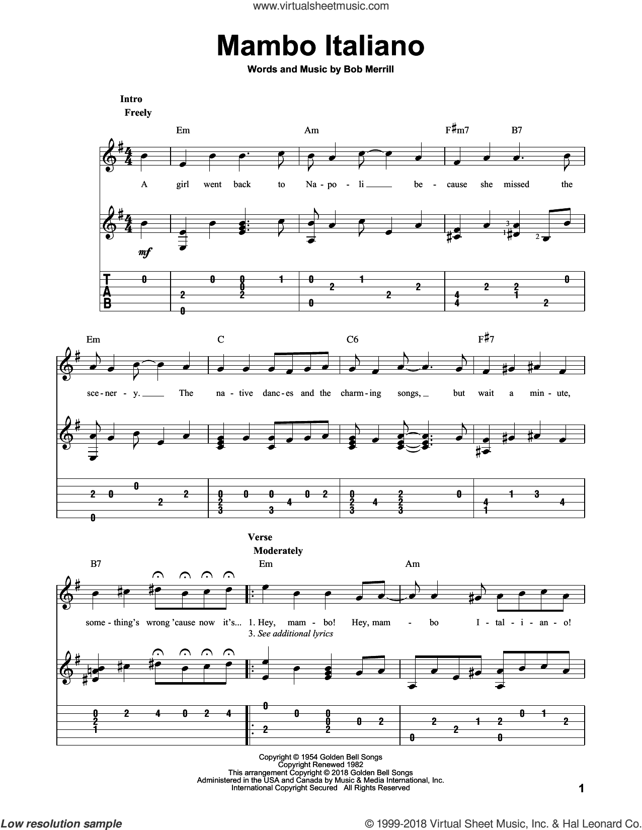 mambo-italiano-sheet-music-for-guitar-solo-pdf