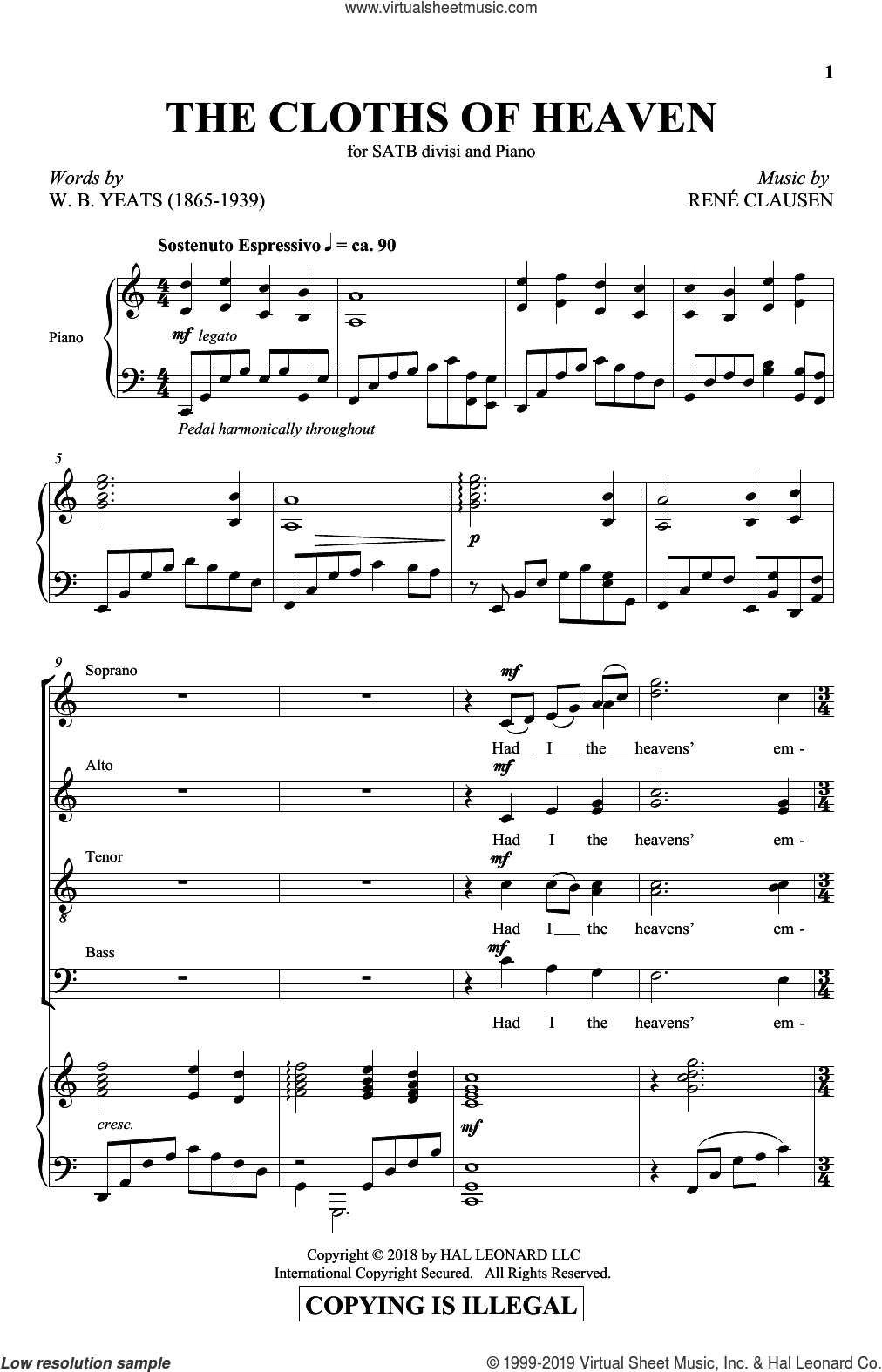 Children Of The Heavenly Father (SATB Choir) - Print Sheet Music Now