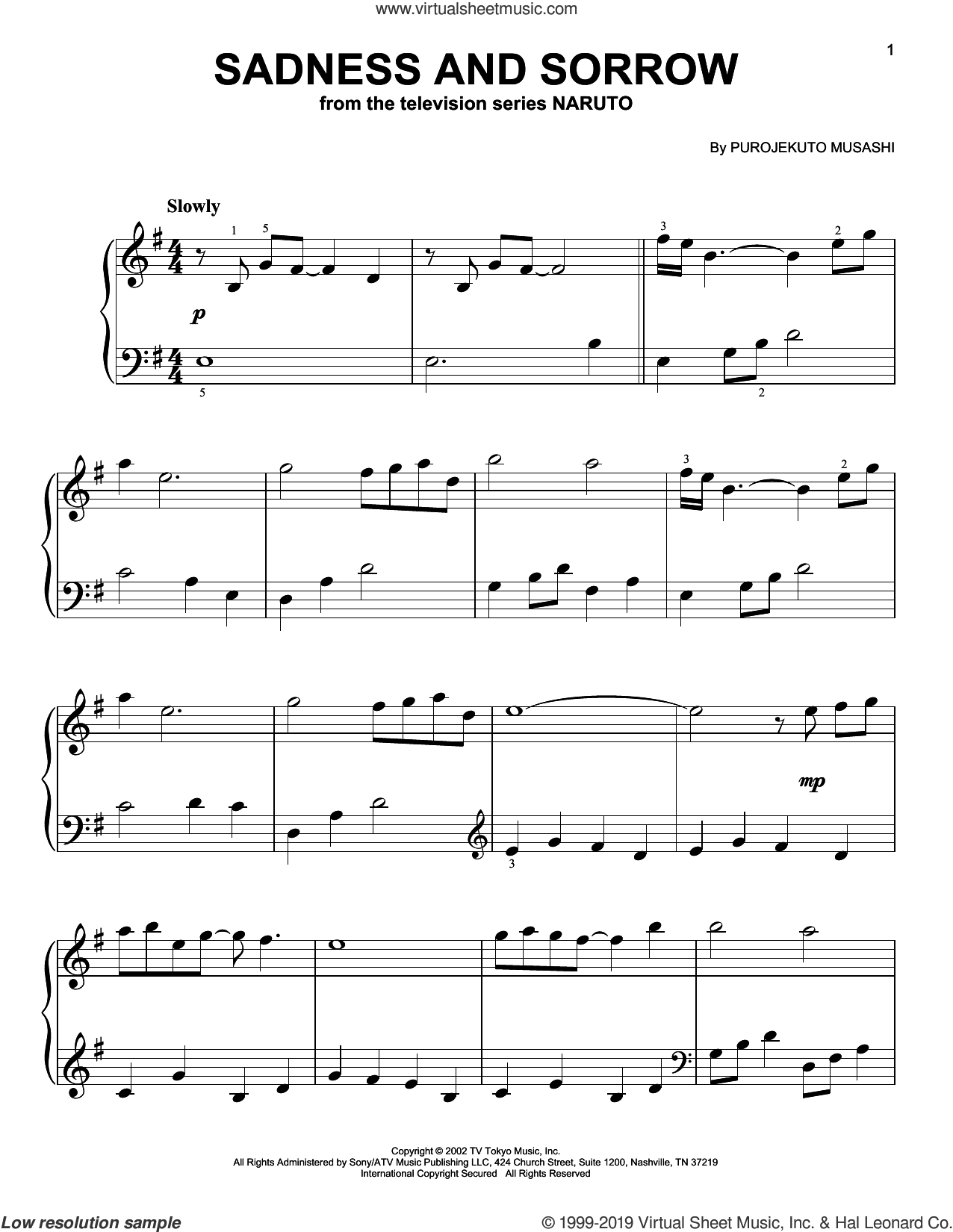 Naruto Theme Song Sheet music for Flute (Solo)